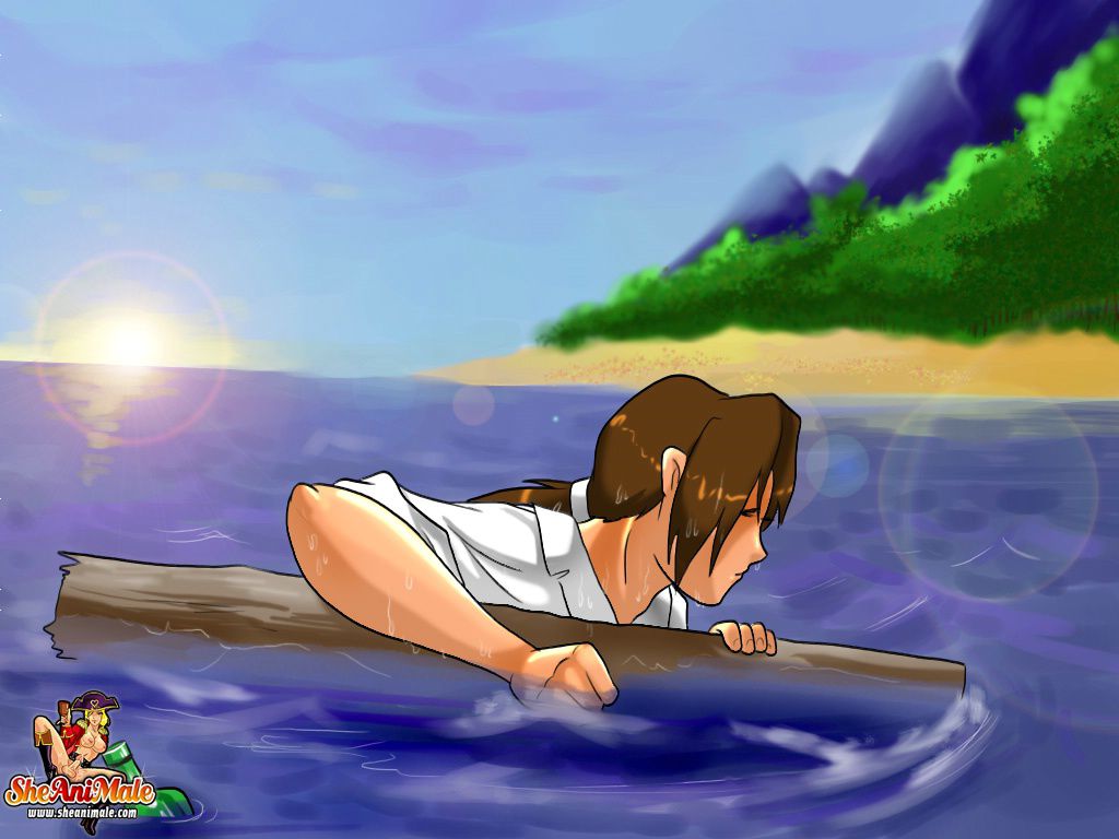 Anime Style Comics 1 [SheAniMale] Shipwrecked Passenger Lucks Out - [SheAniMale] – page 1
