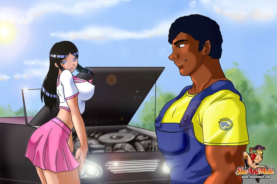 Anime Style Comics 1 [SheAniMale] The Legend Of The Car Trouble Trannies - [SheAniMale] – page 2