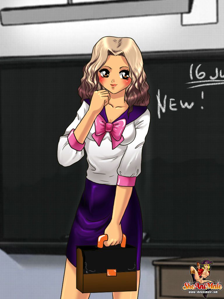 Anime Style Comics 1 [SheAniMale] New Student - [SheAniMale] – page 1