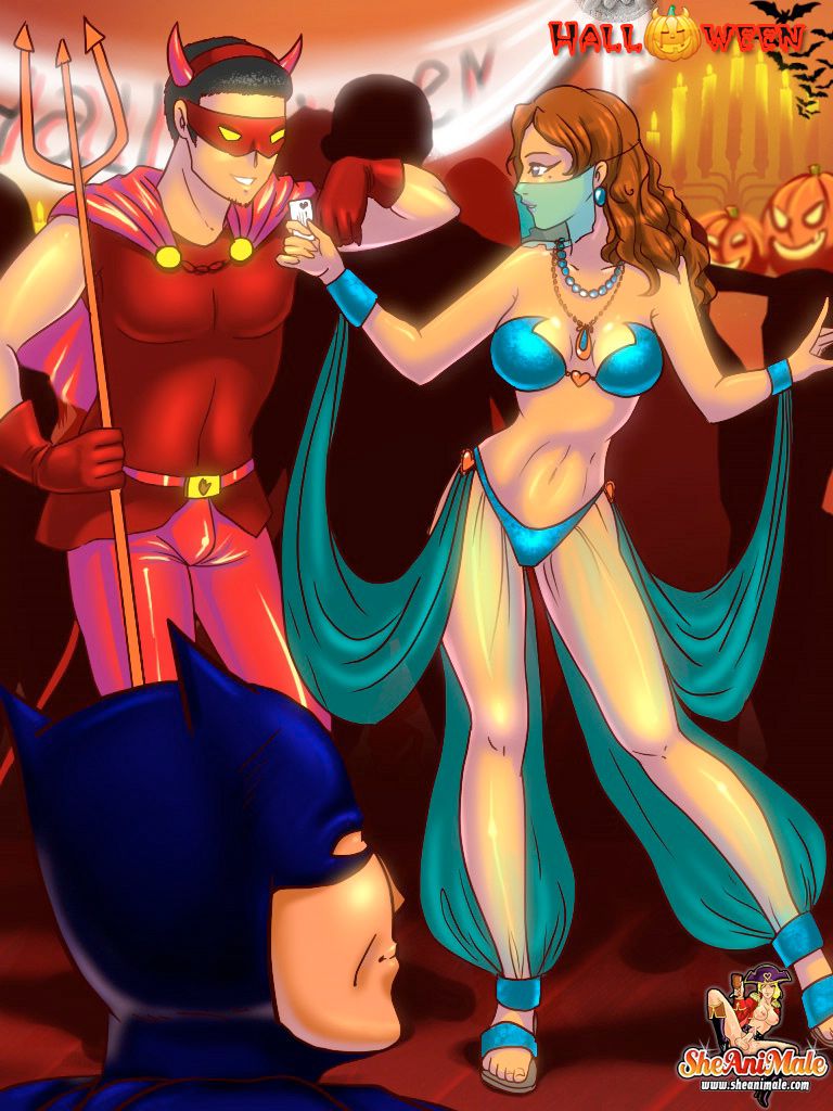 Anime Style Comics 1 [SheAniMale] Halloween Magic - [SheAniMale] – page 1