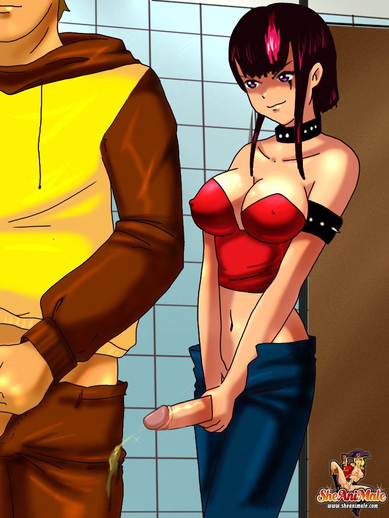 Anime Style Comics 1 [SheAniMale] Toilet Surprise - [SheAniMale] – page 4