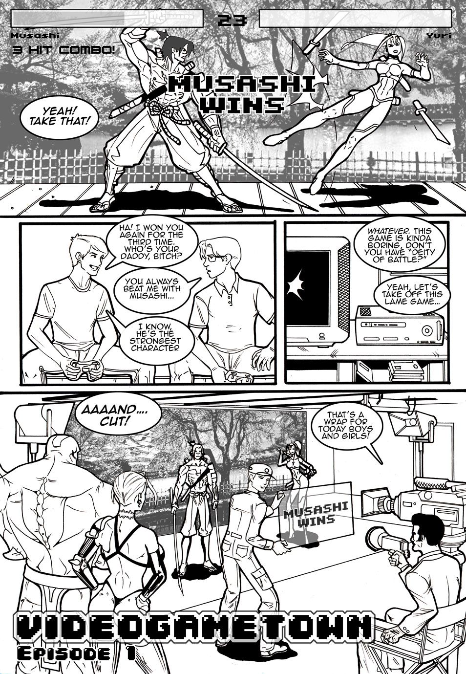 Videogame Town [Leandro Comics] 1 . Videogame Town - Part 1 [Leandro Comics] – page 1