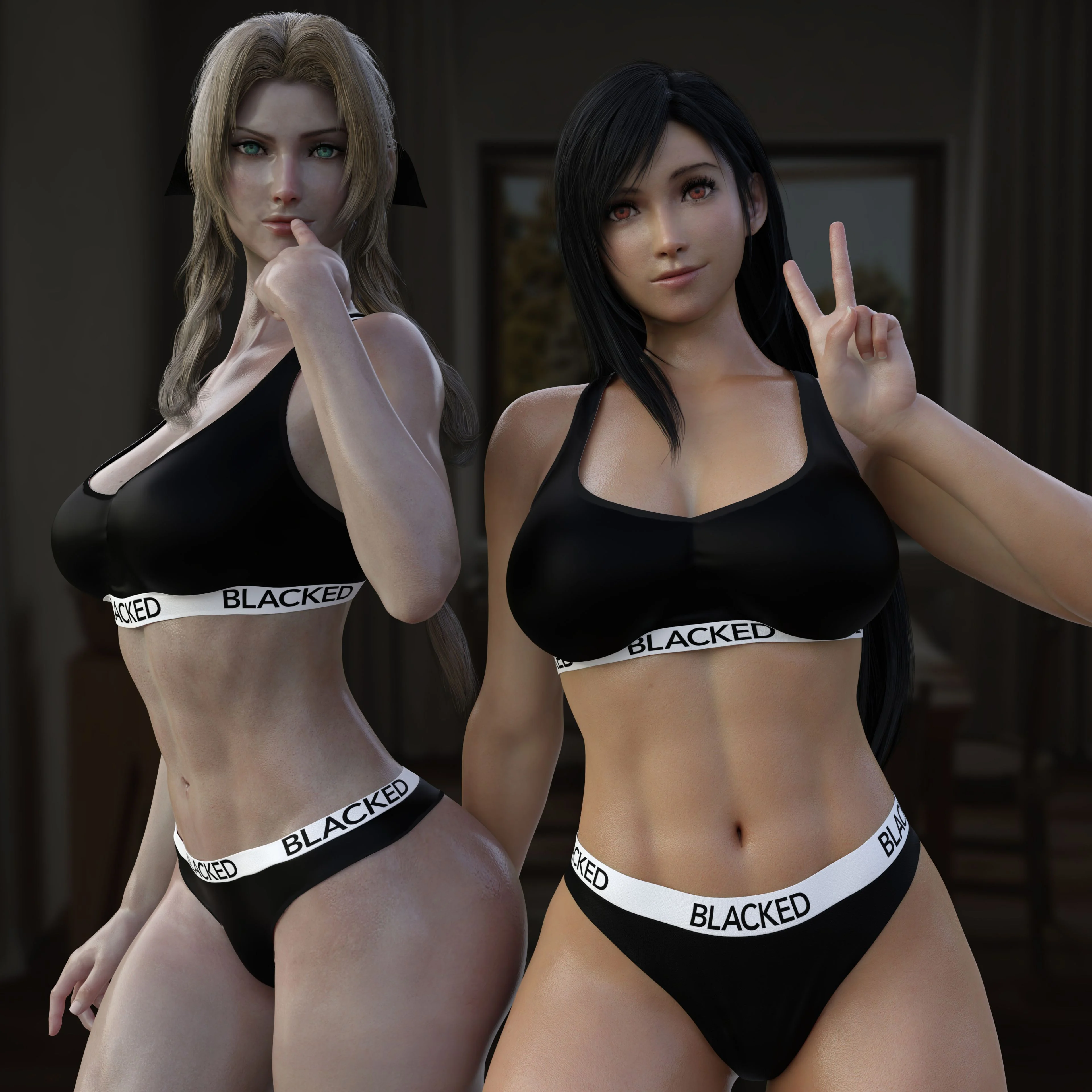 Blacked and Futa Sets (Various) [NordFantasy] 26.2 . Tifa & Aerith - (Final Fantasy) [NordFantasy] – page 1