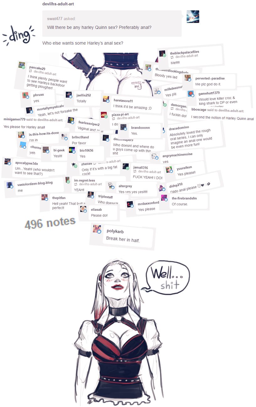 Artworks And Misc. (Various) [DevilHS] Harley Quinn Superslut - [DevilHS] – page 40