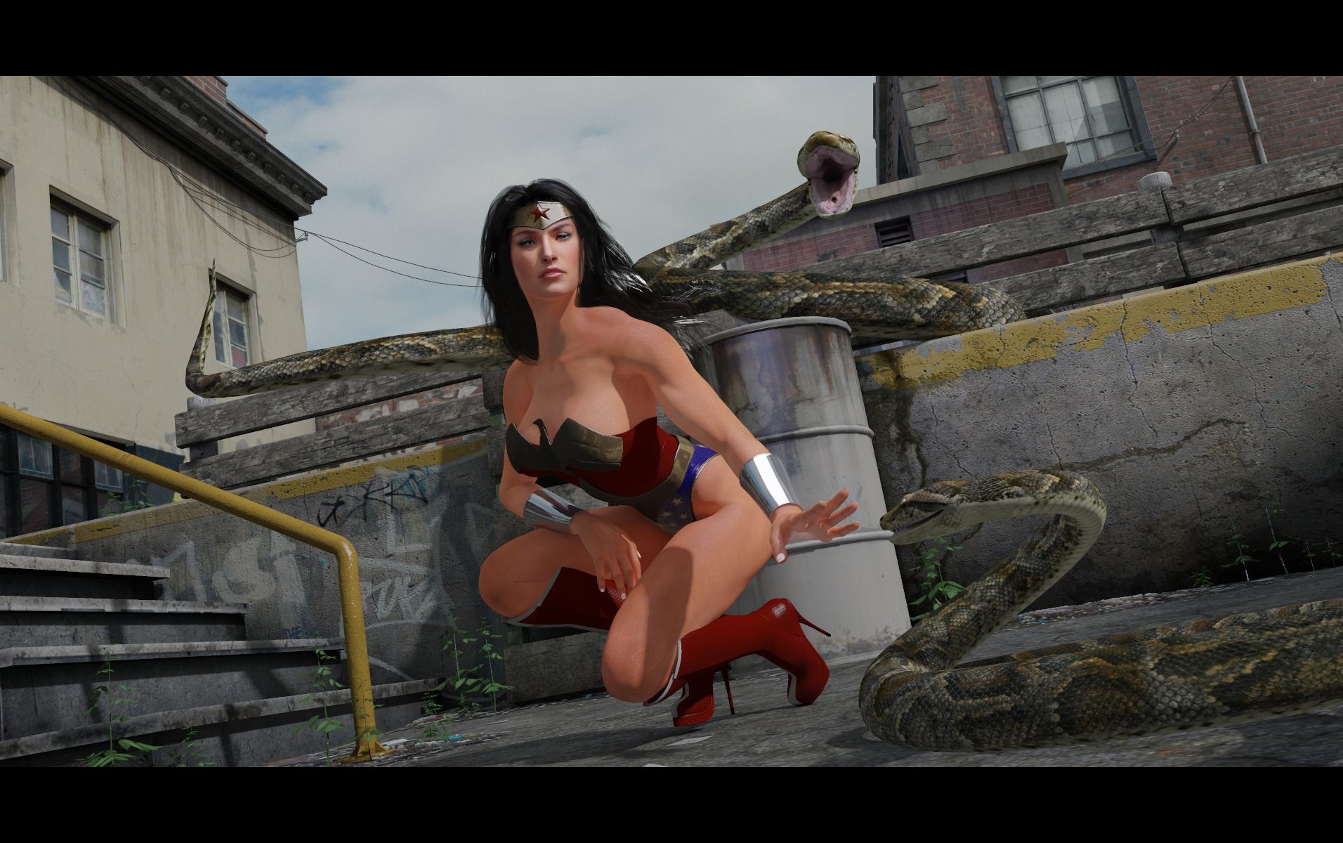 Offensive Comics [Studio AD] Wonder Woman Vore - [Artdude41] – page 4