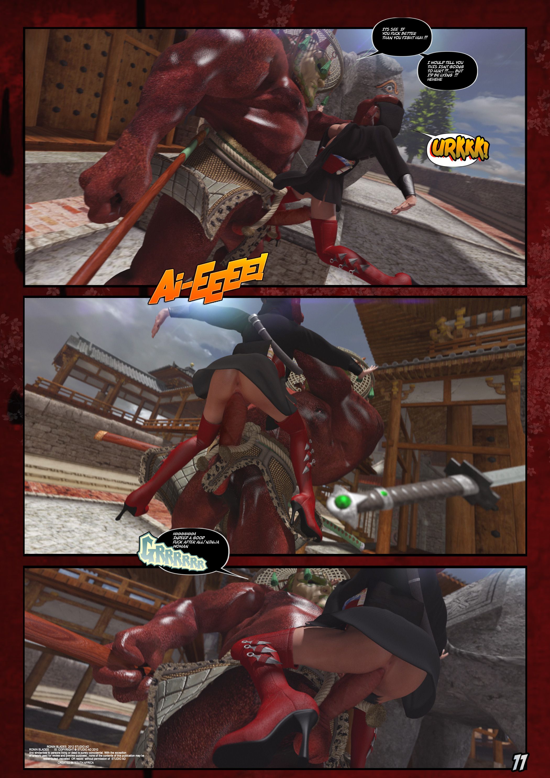 Offensive Comics [Studio AD] Ronin Blades - [ArtDude41] – page 12