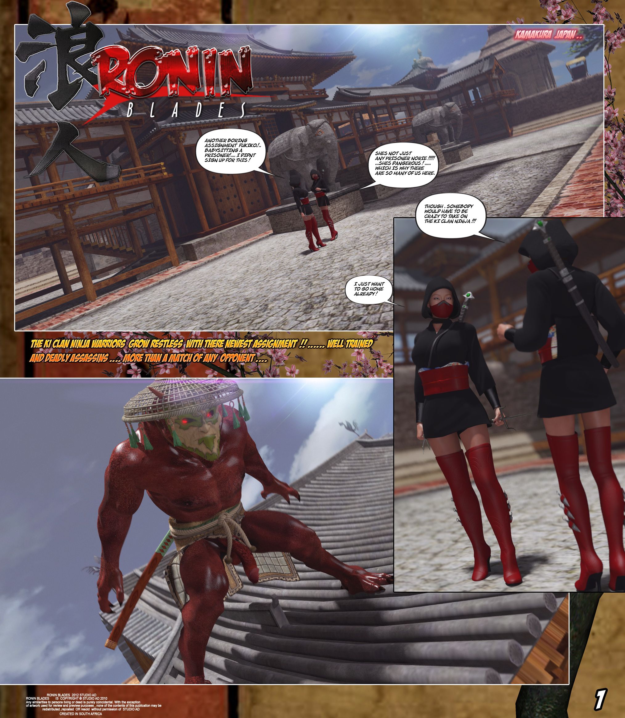 Offensive Comics [Studio AD] Ronin Blades - [ArtDude41] – page 2