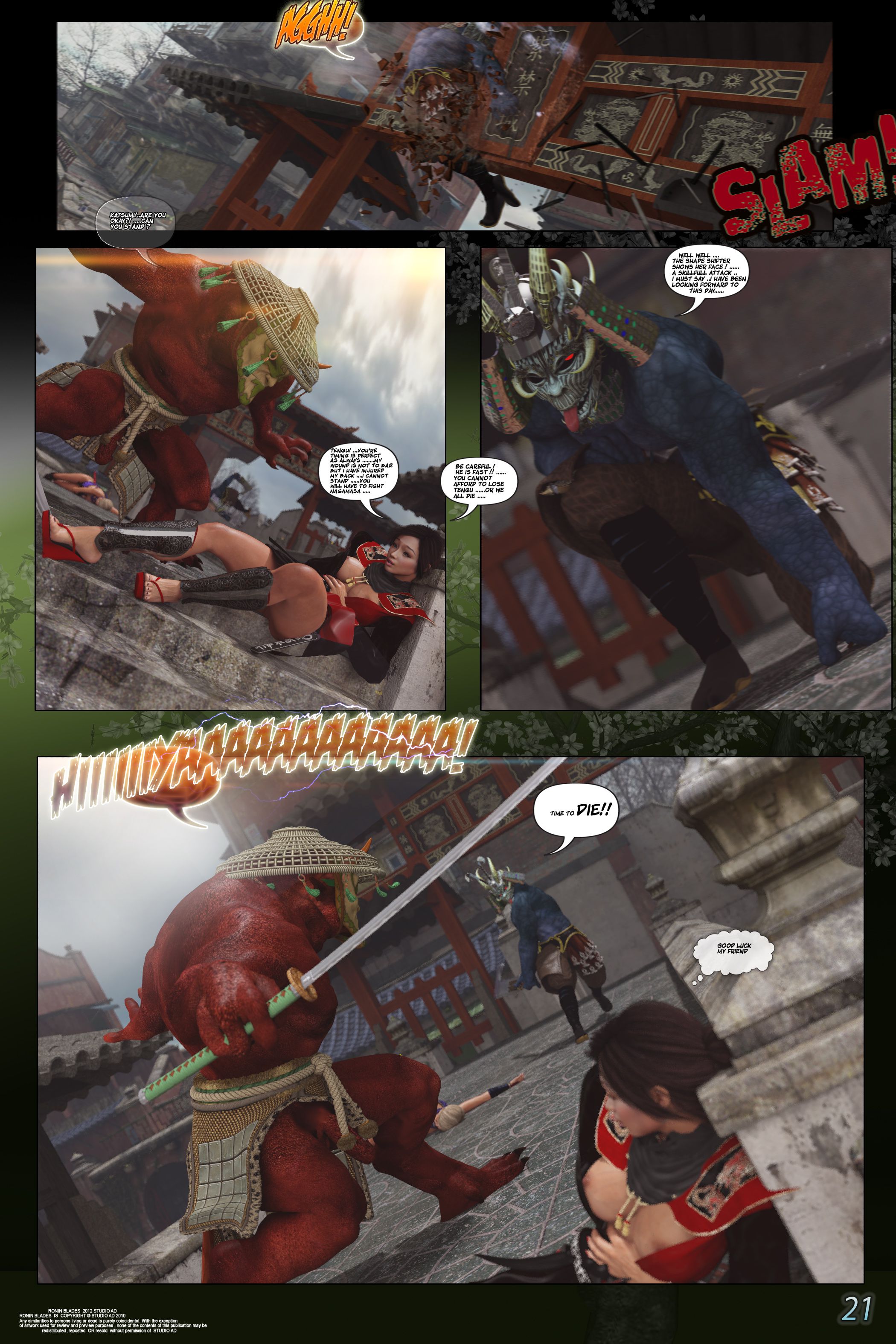 Offensive Comics [Studio AD] Ronin Blades - [ArtDude41] – page 22