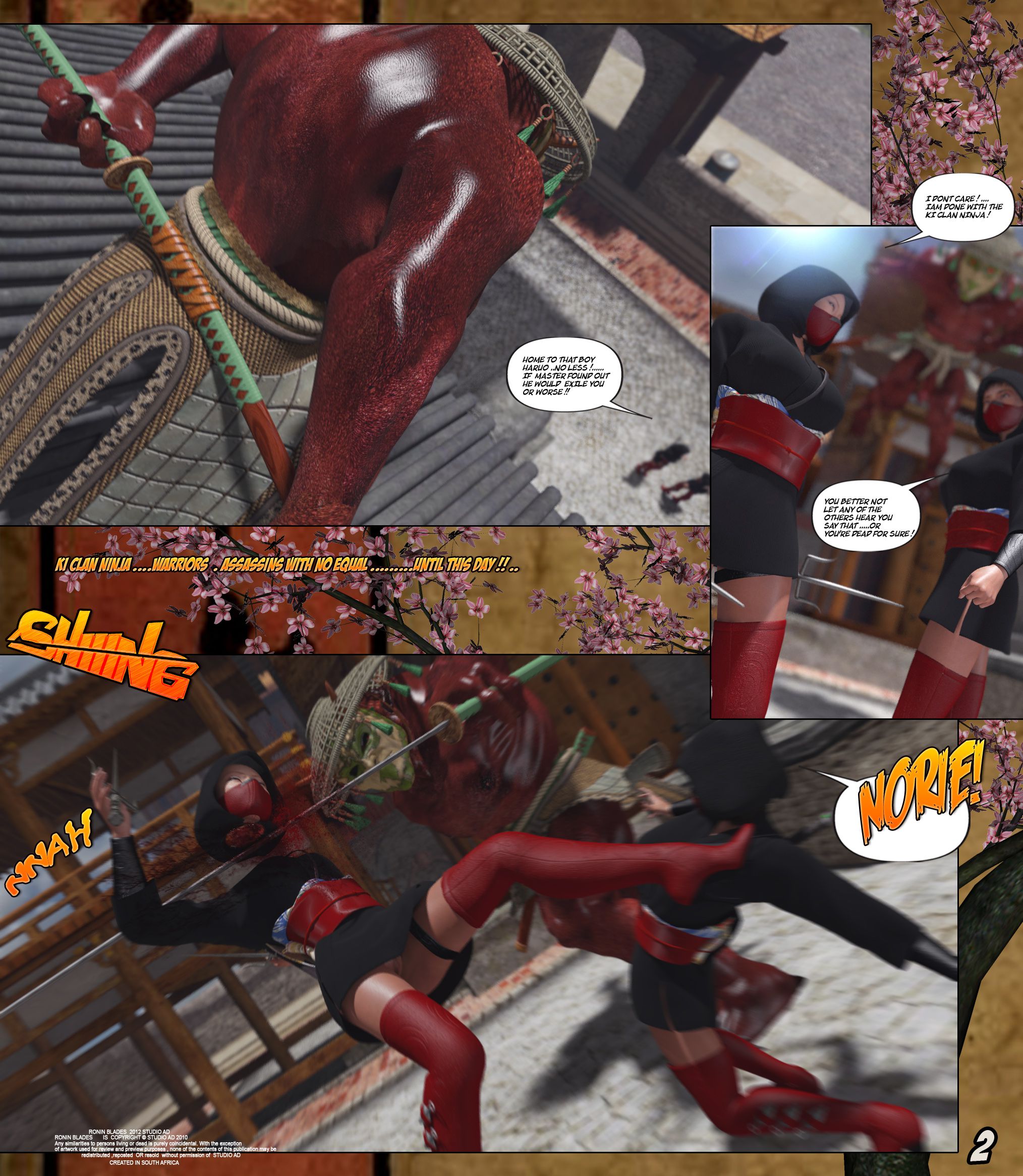 Offensive Comics [Studio AD] Ronin Blades - [ArtDude41] – page 3