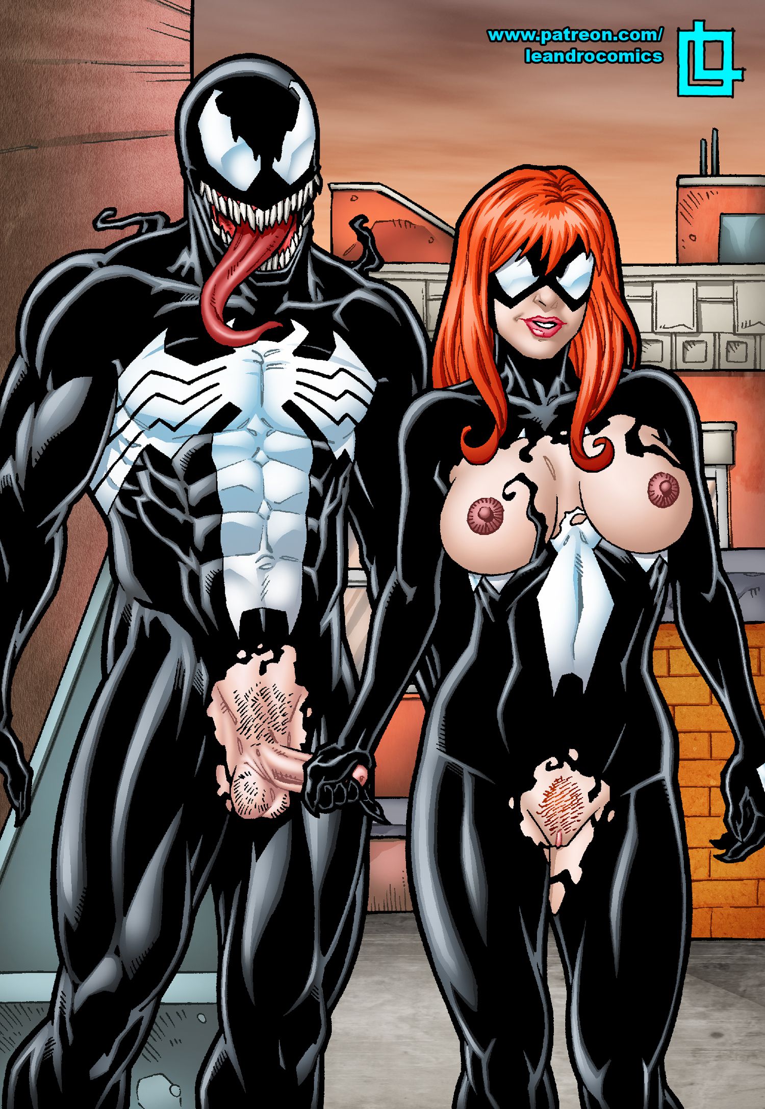 Superhero Image Sets (Various) [Leandro Comics] Mary Jane and Eddie Brock – page 1
