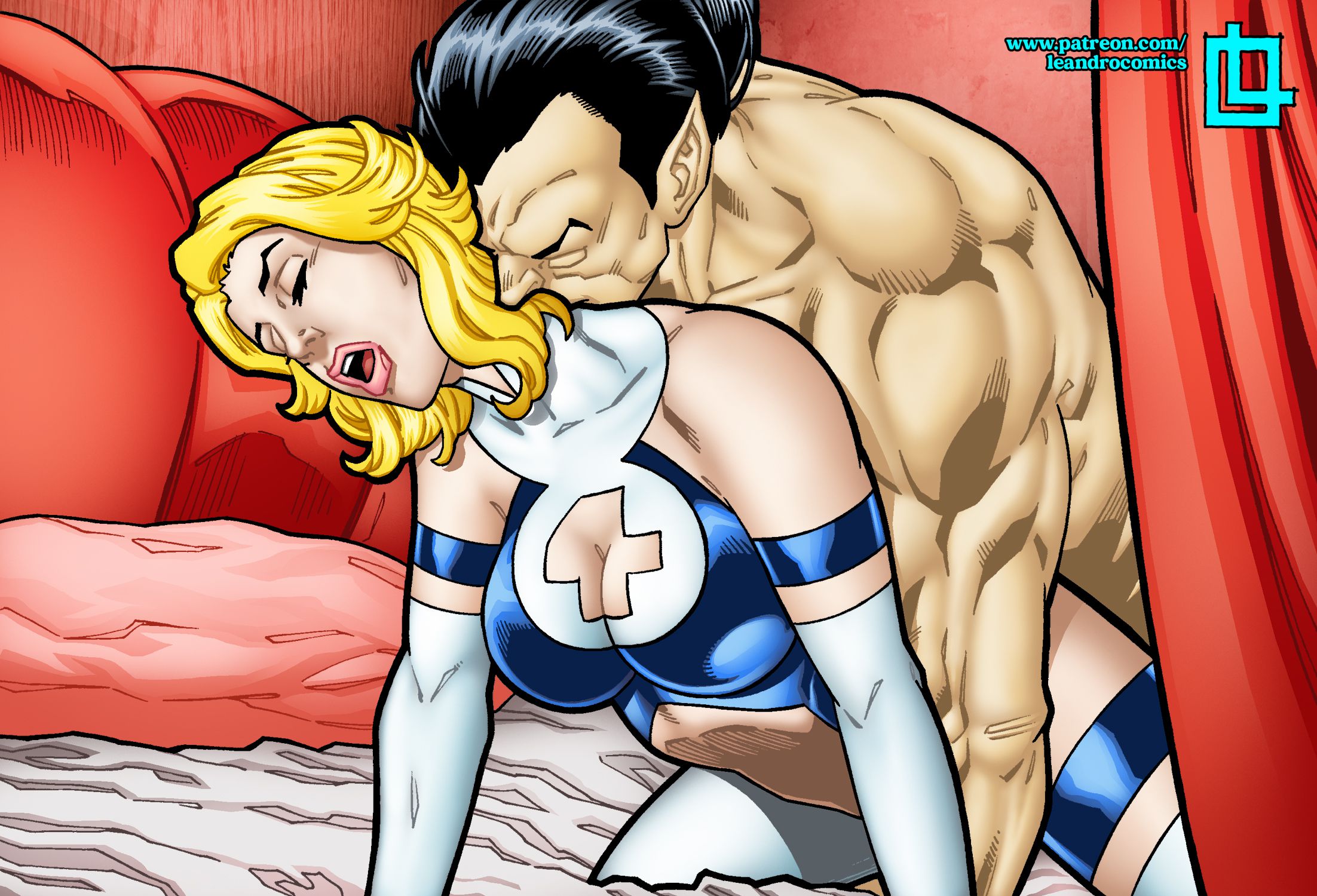 Superhero Image Sets (Various) [Leandro Comics] Namor gets Sue Richards totally wet! – page 2