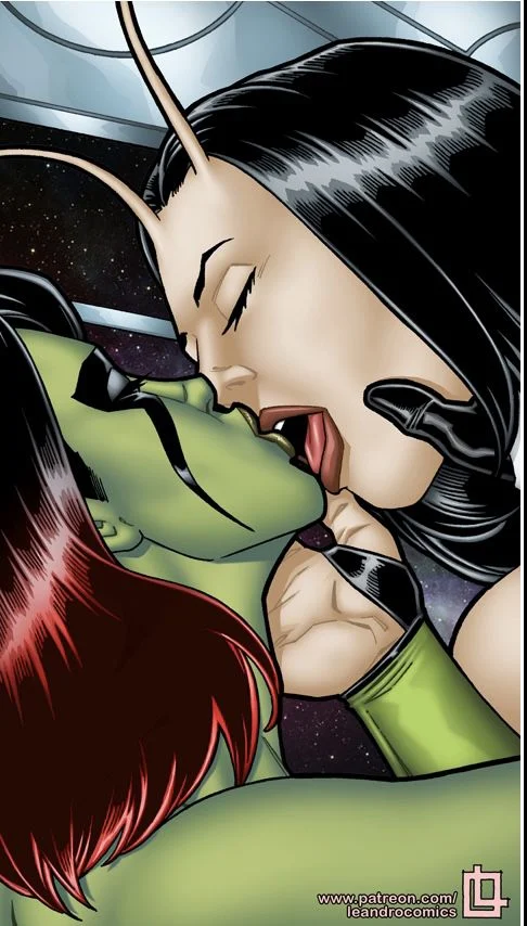 Superhero Image Sets (Various) [Leandro Comics] Mantis and Gamora Lesbian Fun – page 1