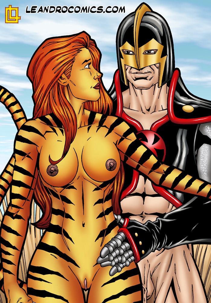 Superhero Image Sets (Various) [Leandro Comics] Tigra makes your meat sword purr! (Avengers) – page 25