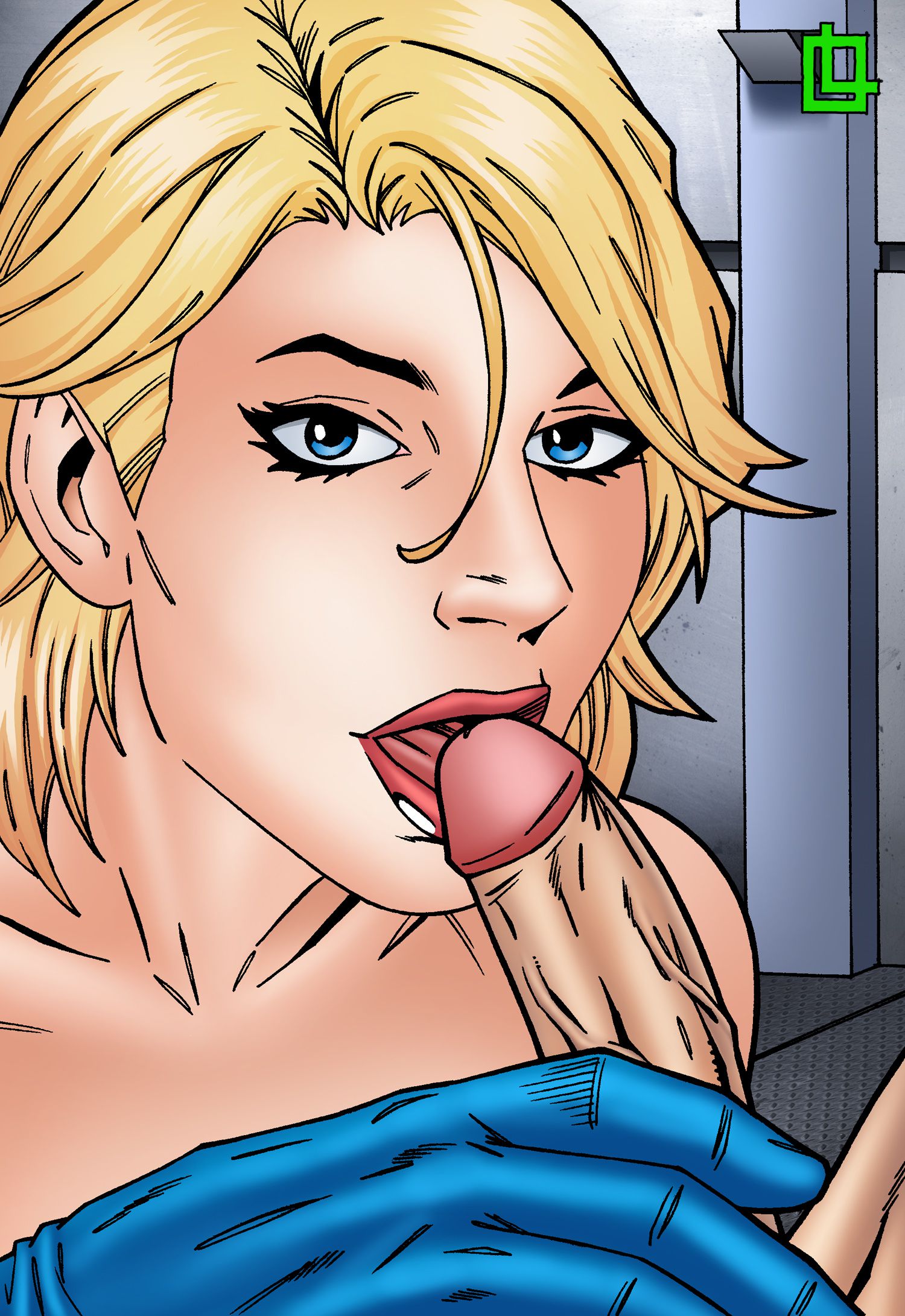 Superhero Image Sets (Various) [Leandro Comics] Powergirl gets screwed in a POV – page 4