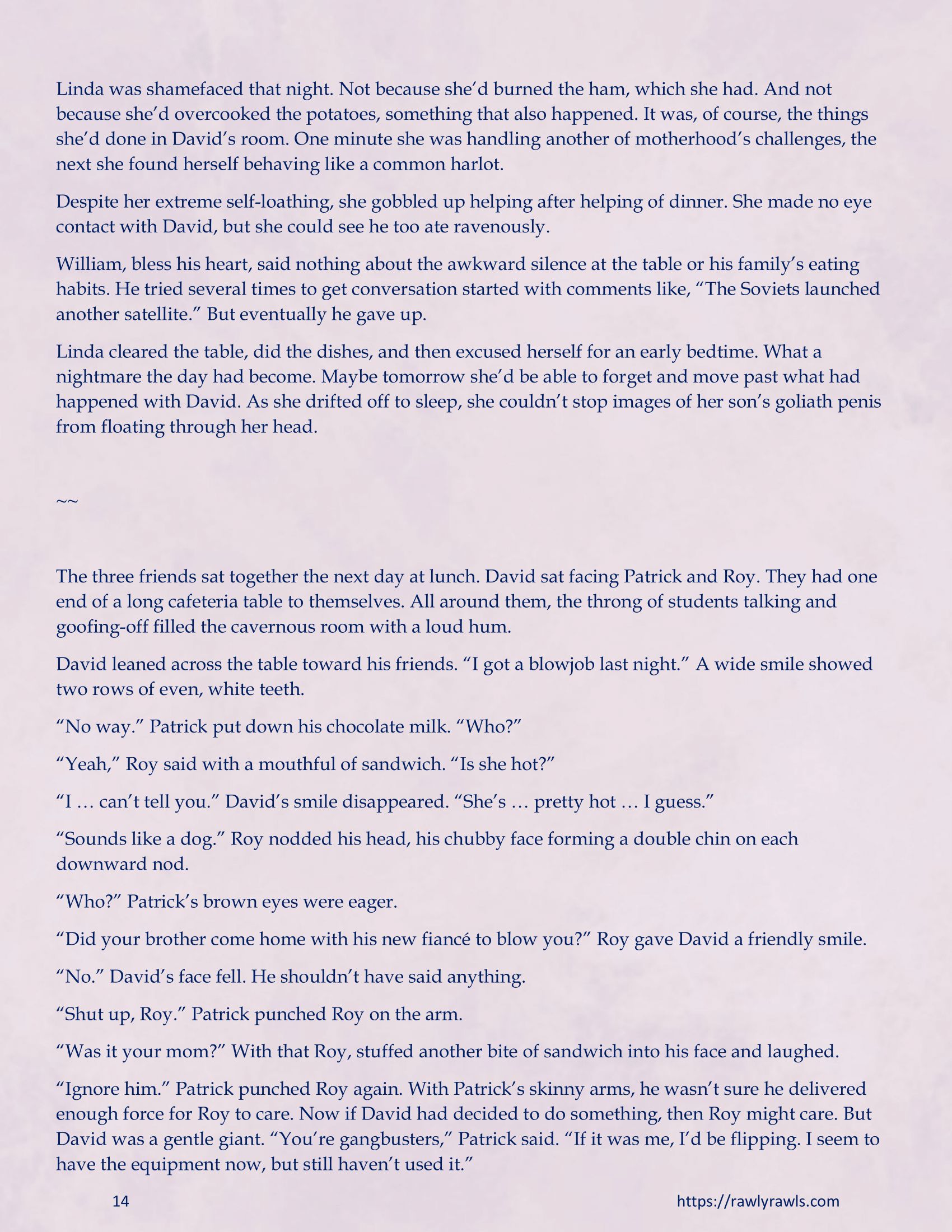 There’s Something in the Water [Redoxa , RawlyRawls] 1 . There's Something in the Water - Chapter 1 [Redoxa , RawlyRawls] – page 14