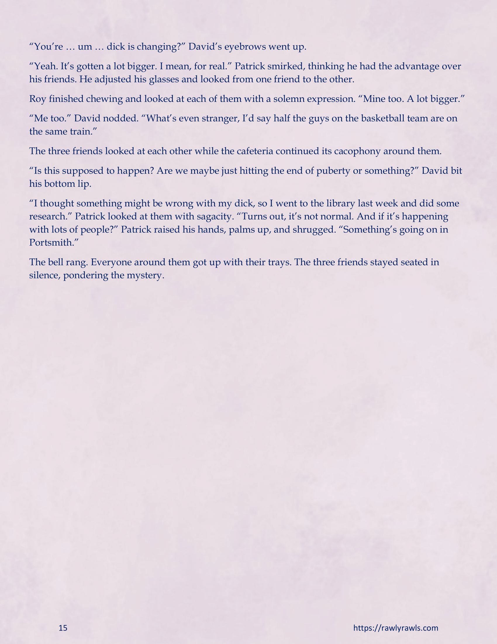 There’s Something in the Water [Redoxa , RawlyRawls] 1 . There's Something in the Water - Chapter 1 [Redoxa , RawlyRawls] – page 15