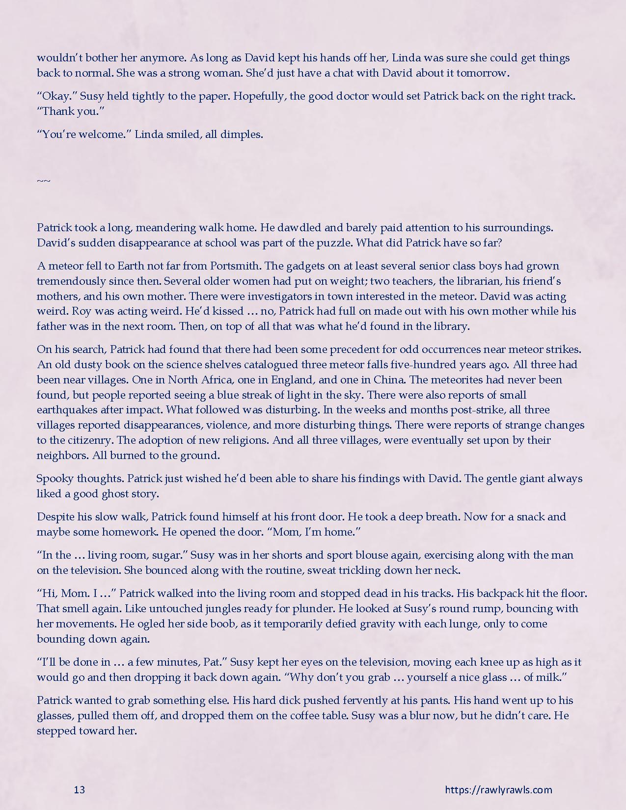 There’s Something in the Water [Redoxa , RawlyRawls] 3 . There's Something in the Water - Chapter 3 [Redoxa , RawlyRawls] – page 13