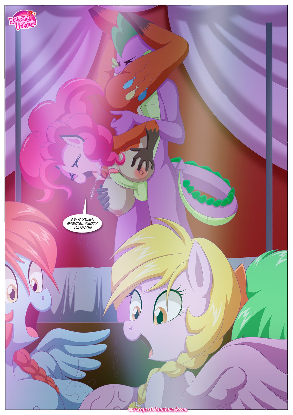 Spike’s Harem (My Little Pony – Friendship Is Magic) [PalComix] 7 . Pinkie's Playhouse - Chapter 7 (My Little Pony - Friendship Is Magic) [PalComix] – page 34