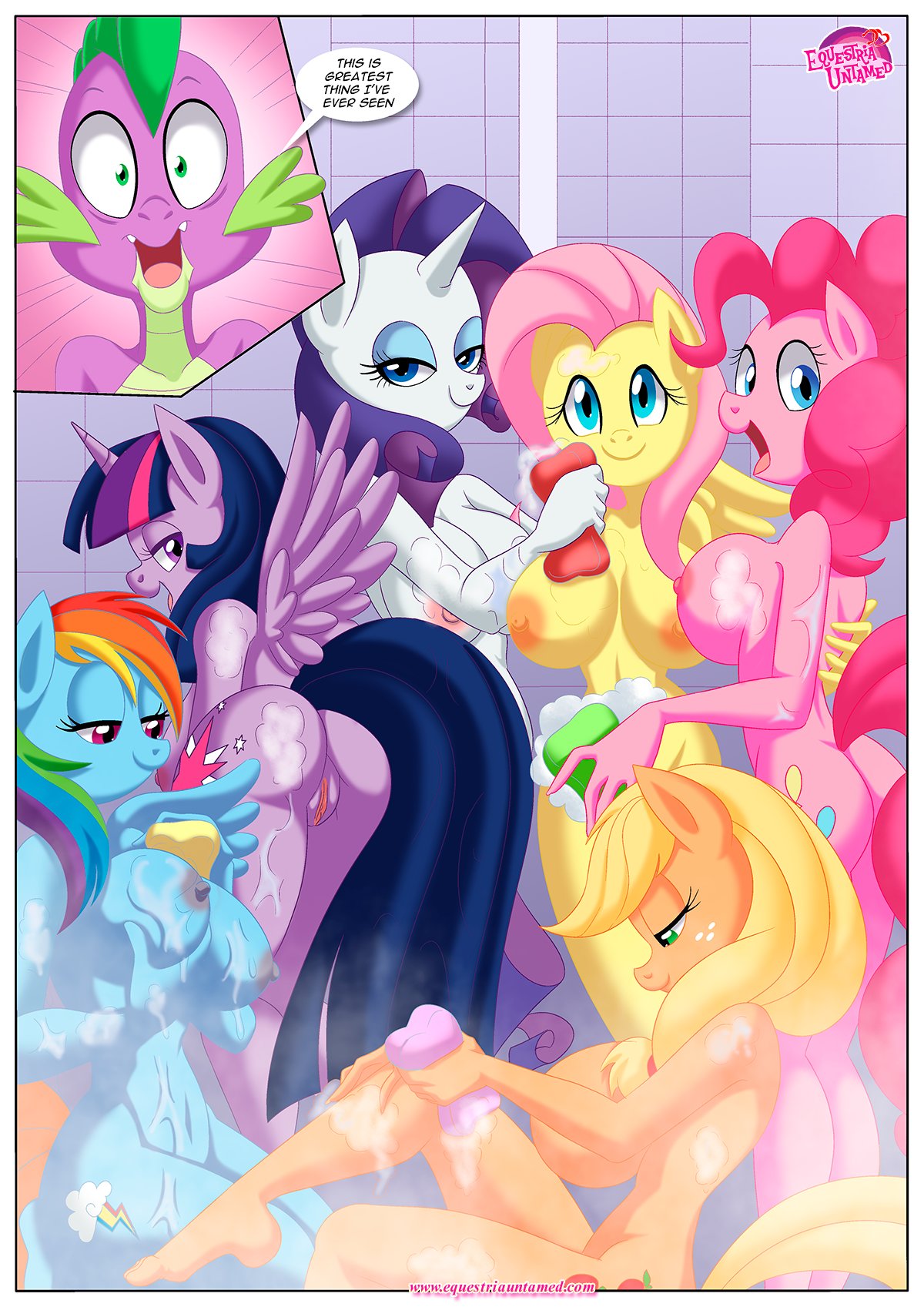 Spike’s Harem (My Little Pony – Friendship Is Magic) [PalComix] 7 . Pinkie's Playhouse - Chapter 7 (My Little Pony - Friendship Is Magic) [PalComix] – page 41