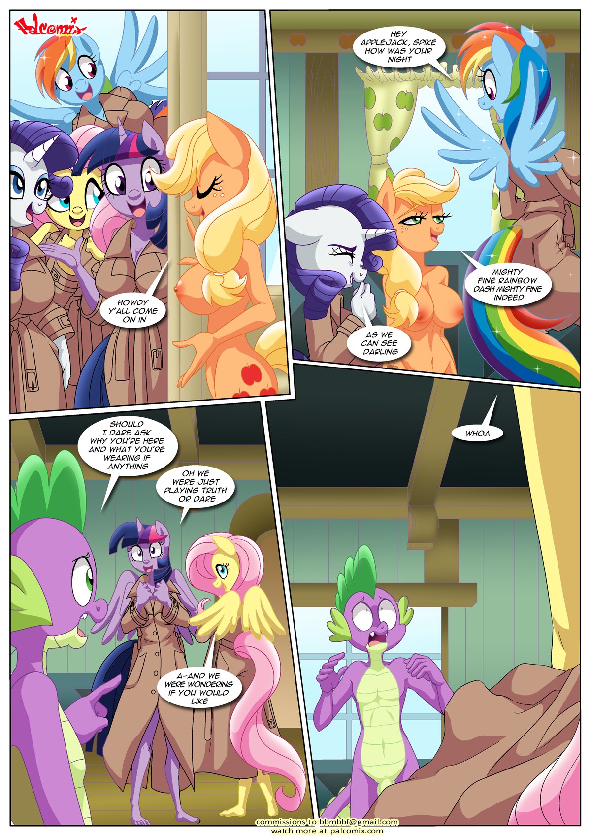 Spike’s Harem (My Little Pony – Friendship Is Magic) [PalComix] 7 . Pinkie's Playhouse - Chapter 7 (My Little Pony - Friendship Is Magic) [PalComix] – page 9