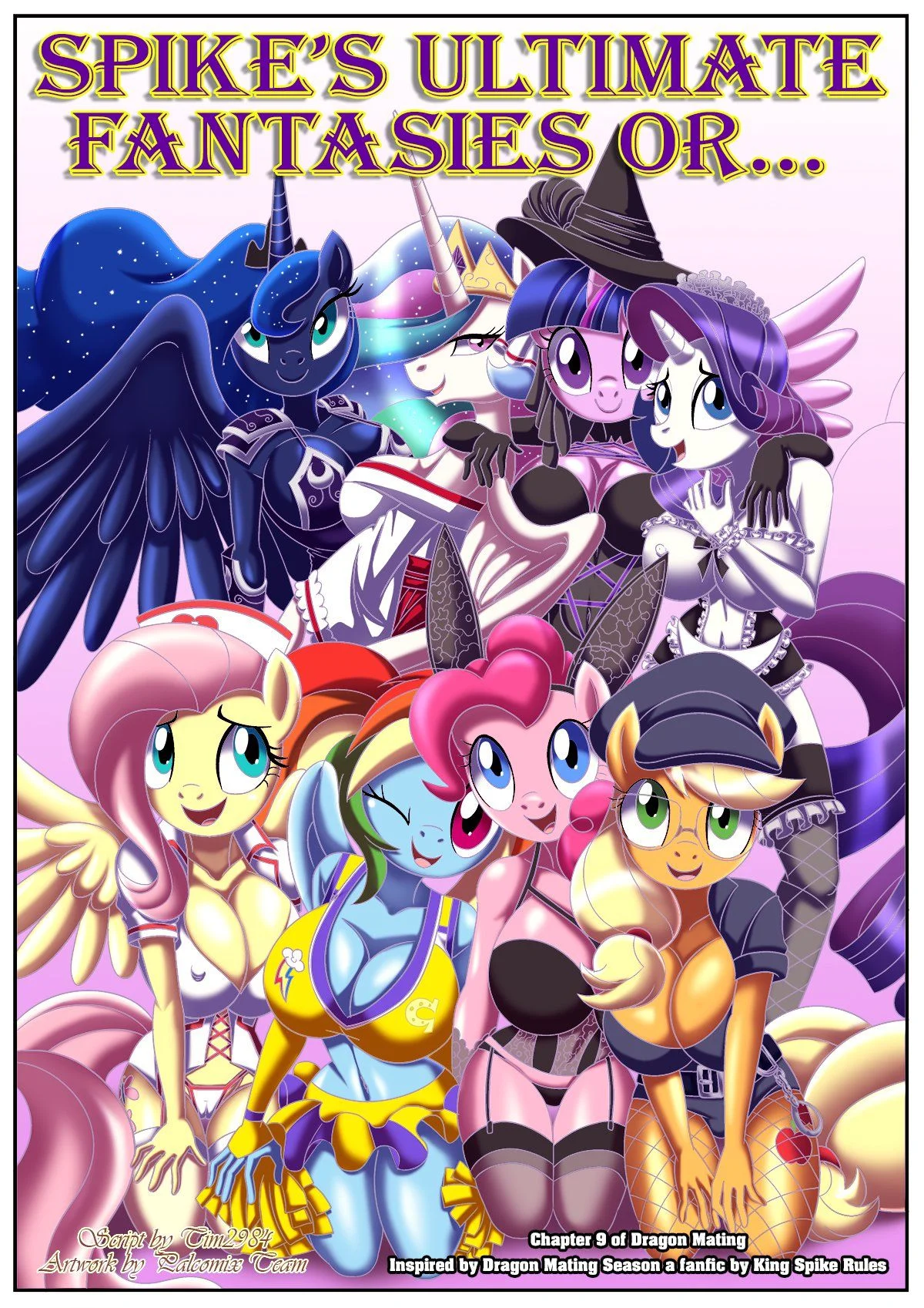 Spike’s Harem (My Little Pony – Friendship Is Magic) [PalComix] 9 . Spike's Ultimate Fantasies or The Dragon King's Harem - Chapter 9 (My Little Pony - Friendship Is Magic) [PalComix] – page 1