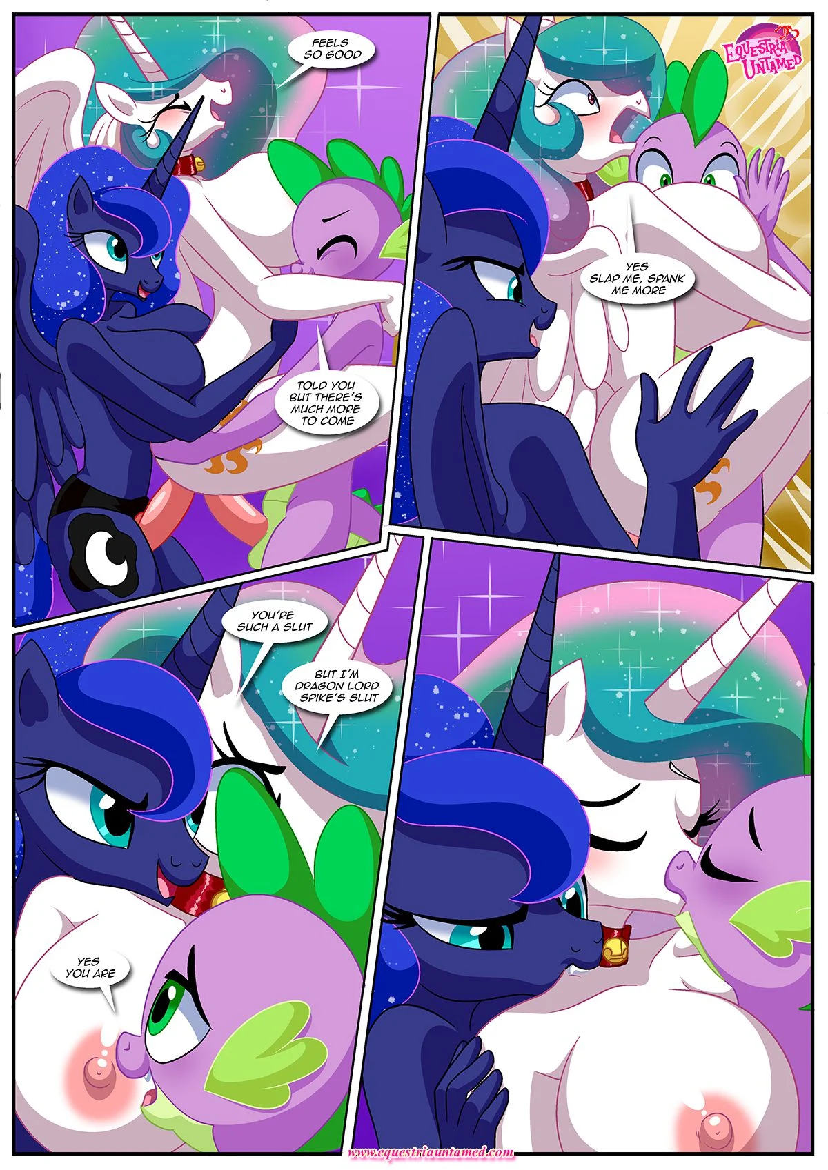 Spike’s Harem (My Little Pony – Friendship Is Magic) [PalComix] 9 . Spike's Ultimate Fantasies or The Dragon King's Harem - Chapter 9 (My Little Pony - Friendship Is Magic) [PalComix] – page 76