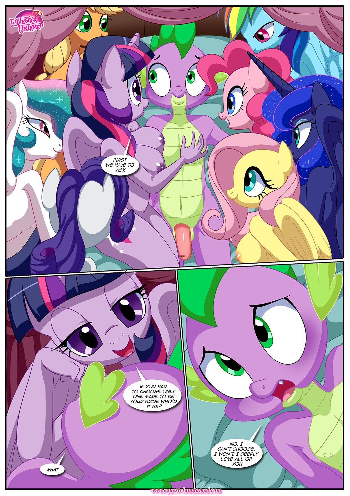 Spike’s Harem (My Little Pony – Friendship Is Magic) [PalComix] 9 . Spike's Ultimate Fantasies or The Dragon King's Harem - Chapter 9 (My Little Pony - Friendship Is Magic) [PalComix] – page 88