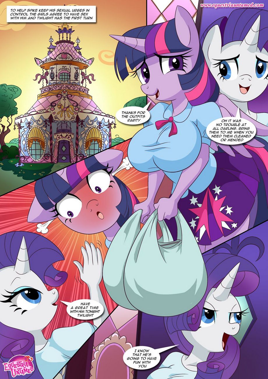 Spike’s Harem (My Little Pony – Friendship Is Magic) [PalComix] 2 . Sex Ed With Miss Twilight Sparkle - Chapter 2 (My Little Pony - Friendship Is Magic) [PalComix] – page 2