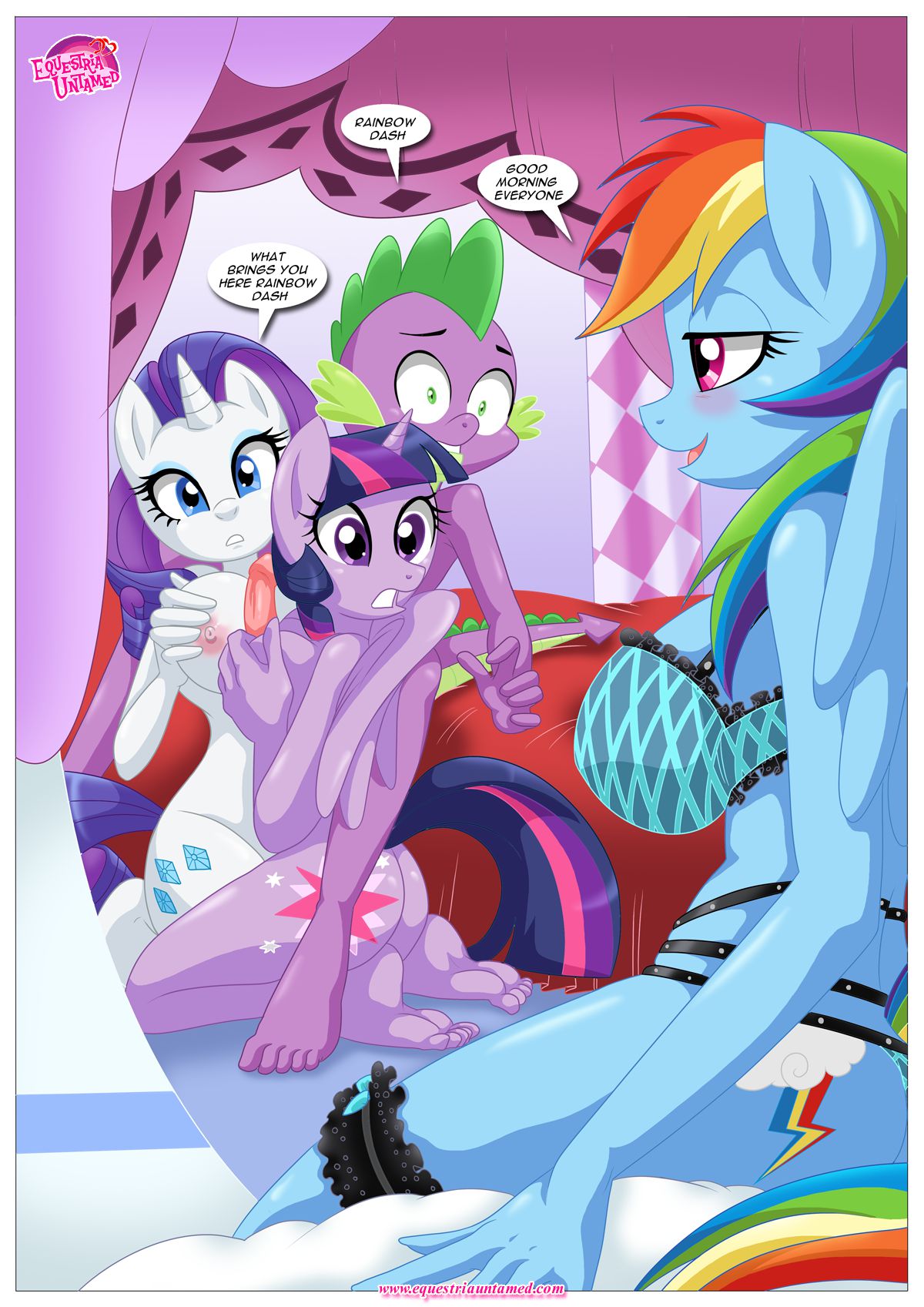 Spike’s Harem (My Little Pony – Friendship Is Magic) [PalComix] 4 . Rainbow Dash's Game Of Extreme PDA - Chapter 4 (My Little Pony - Friendship Is Magic) [PalComix] – page 11