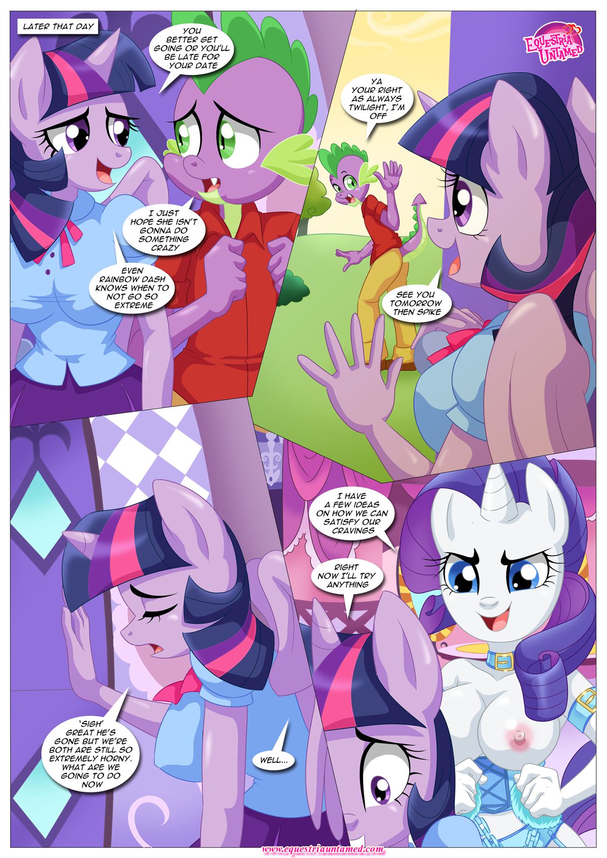 Spike’s Harem (My Little Pony – Friendship Is Magic) [PalComix] 4 . Rainbow Dash's Game Of Extreme PDA - Chapter 4 (My Little Pony - Friendship Is Magic) [PalComix] – page 14