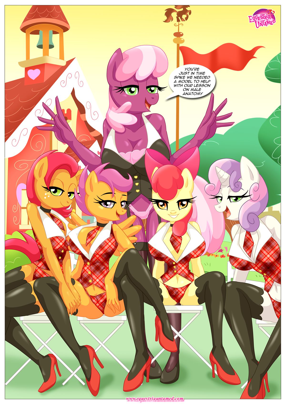 Spike’s Harem (My Little Pony – Friendship Is Magic) [PalComix] 4 . Rainbow Dash's Game Of Extreme PDA - Chapter 4 (My Little Pony - Friendship Is Magic) [PalComix] – page 18