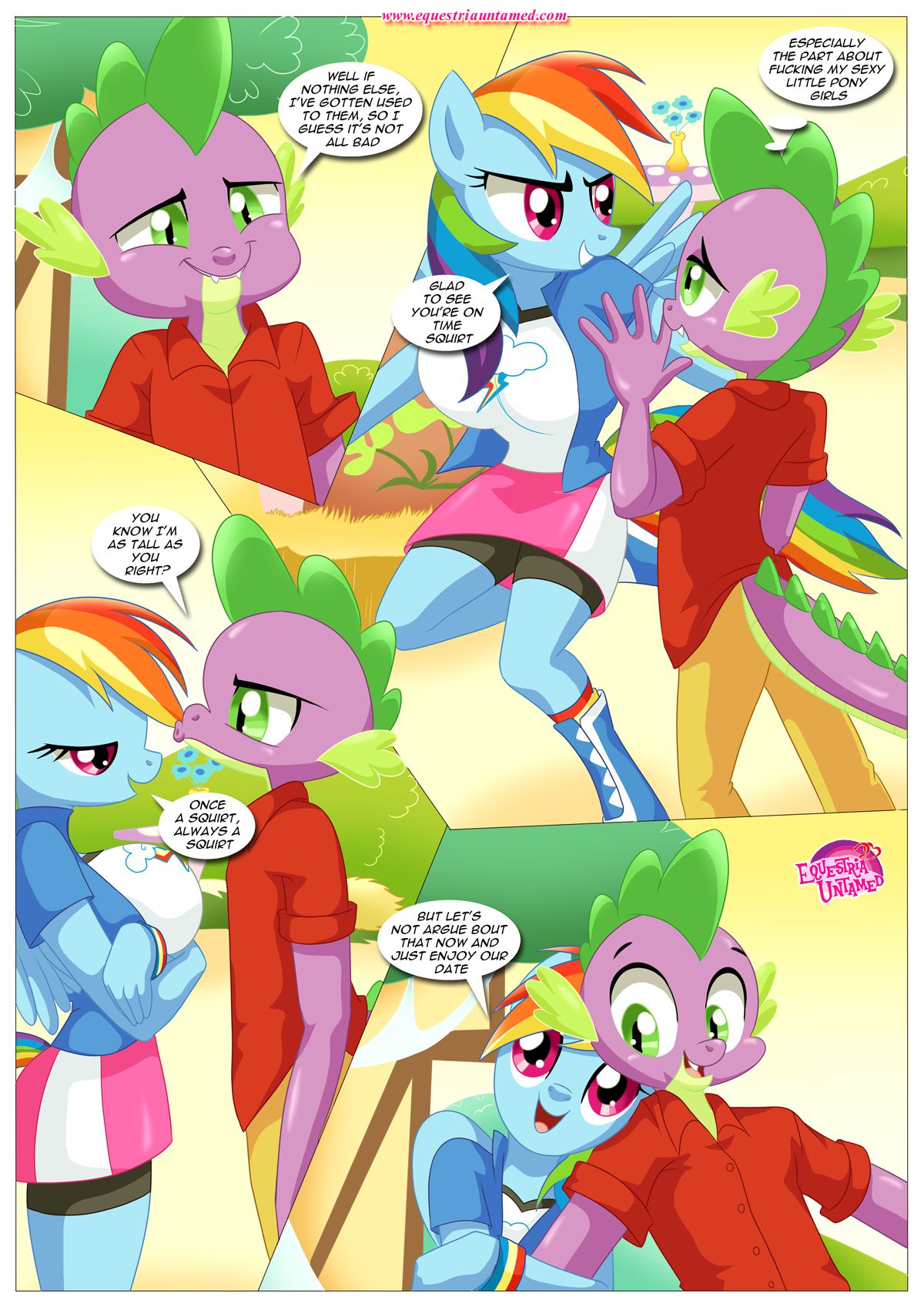 Spike’s Harem (My Little Pony – Friendship Is Magic) [PalComix] 4 . Rainbow Dash's Game Of Extreme PDA - Chapter 4 (My Little Pony - Friendship Is Magic) [PalComix] – page 19