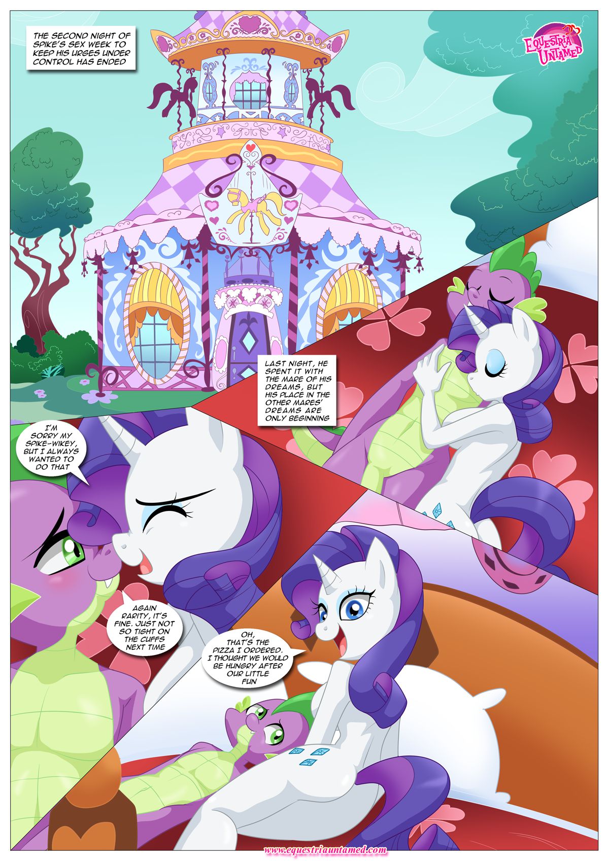 Spike’s Harem (My Little Pony – Friendship Is Magic) [PalComix] 4 . Rainbow Dash's Game Of Extreme PDA - Chapter 4 (My Little Pony - Friendship Is Magic) [PalComix] – page 2
