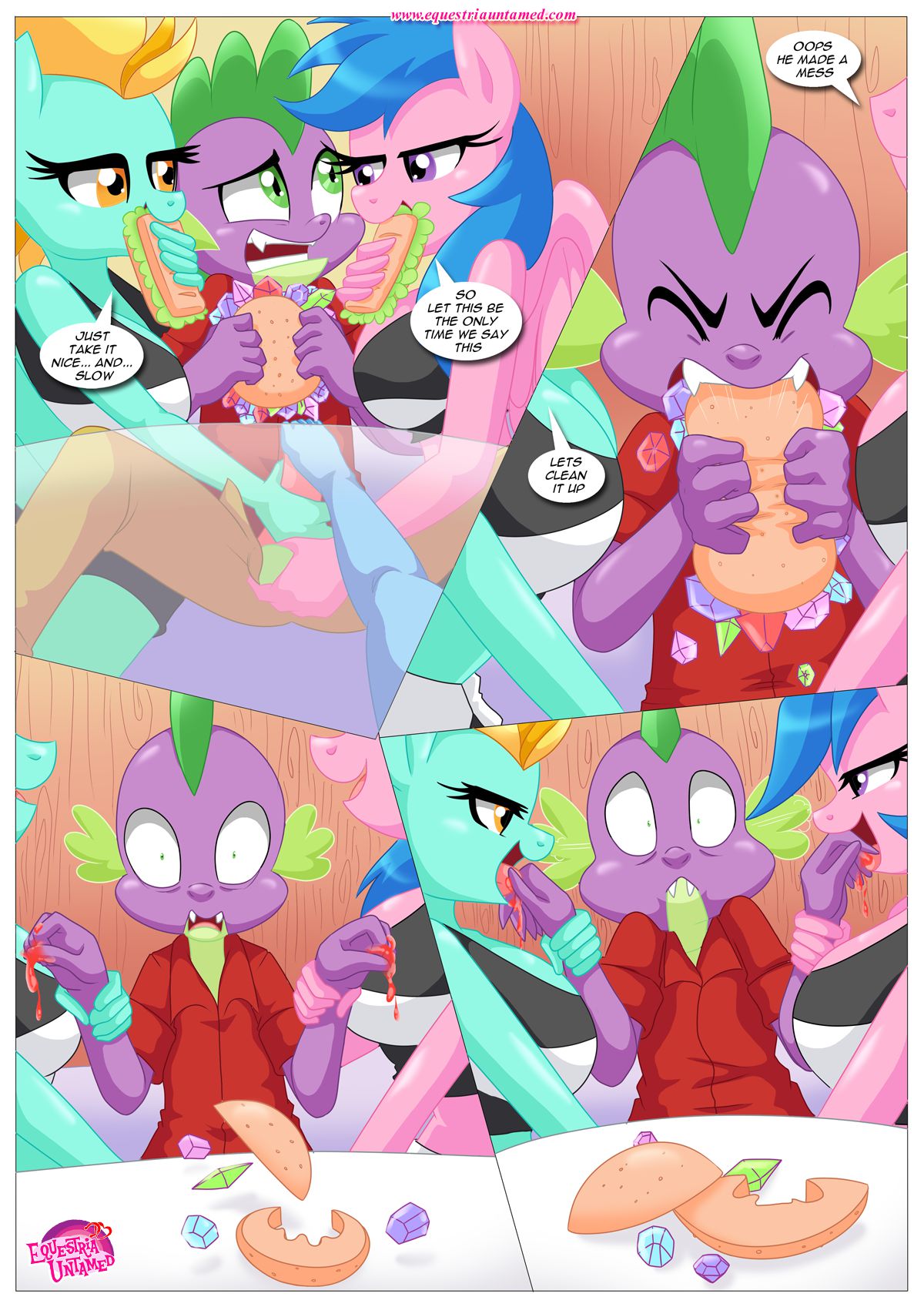 Spike’s Harem (My Little Pony – Friendship Is Magic) [PalComix] 4 . Rainbow Dash's Game Of Extreme PDA - Chapter 4 (My Little Pony - Friendship Is Magic) [PalComix] – page 25