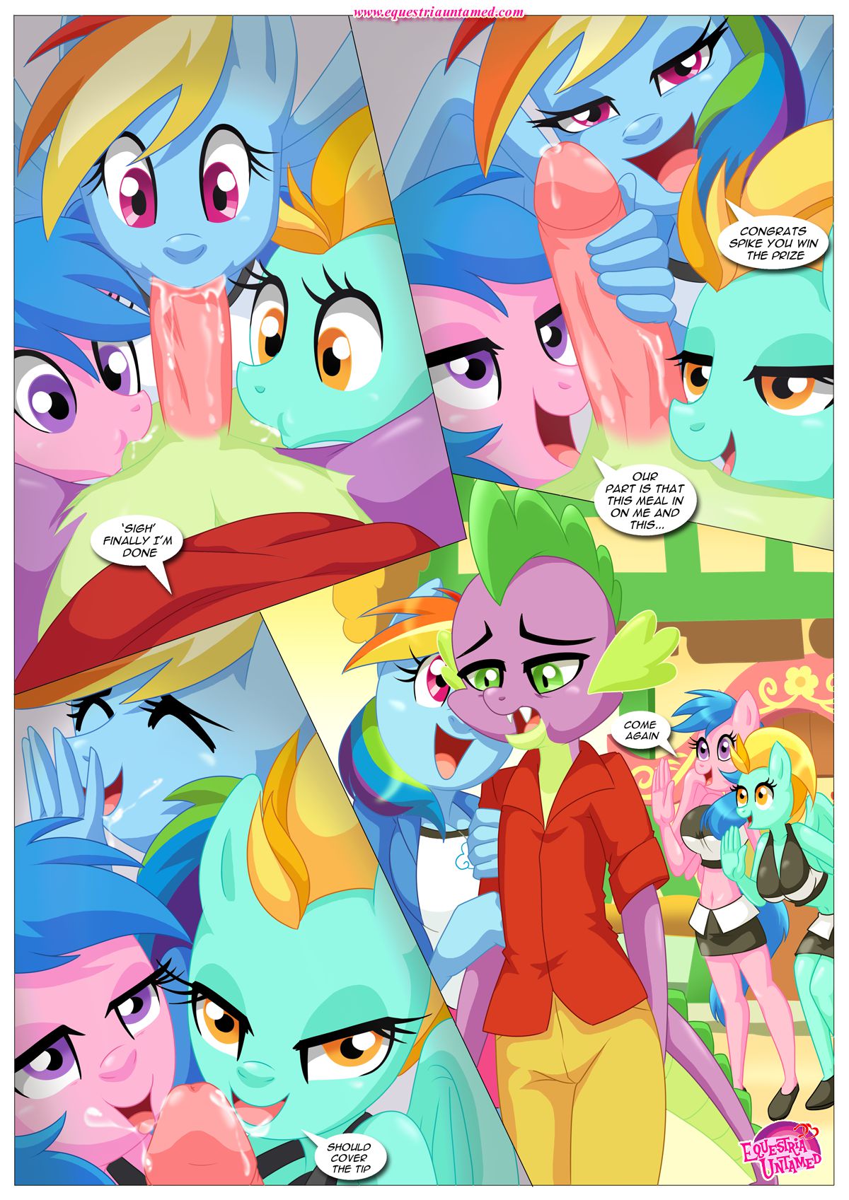 Spike’s Harem (My Little Pony – Friendship Is Magic) [PalComix] 4 . Rainbow Dash's Game Of Extreme PDA - Chapter 4 (My Little Pony - Friendship Is Magic) [PalComix] – page 27