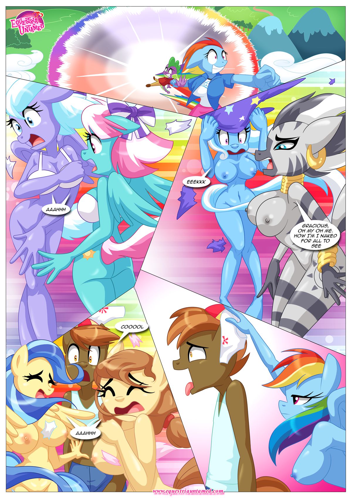 Spike’s Harem (My Little Pony – Friendship Is Magic) [PalComix] 4 . Rainbow Dash's Game Of Extreme PDA - Chapter 4 (My Little Pony - Friendship Is Magic) [PalComix] – page 32
