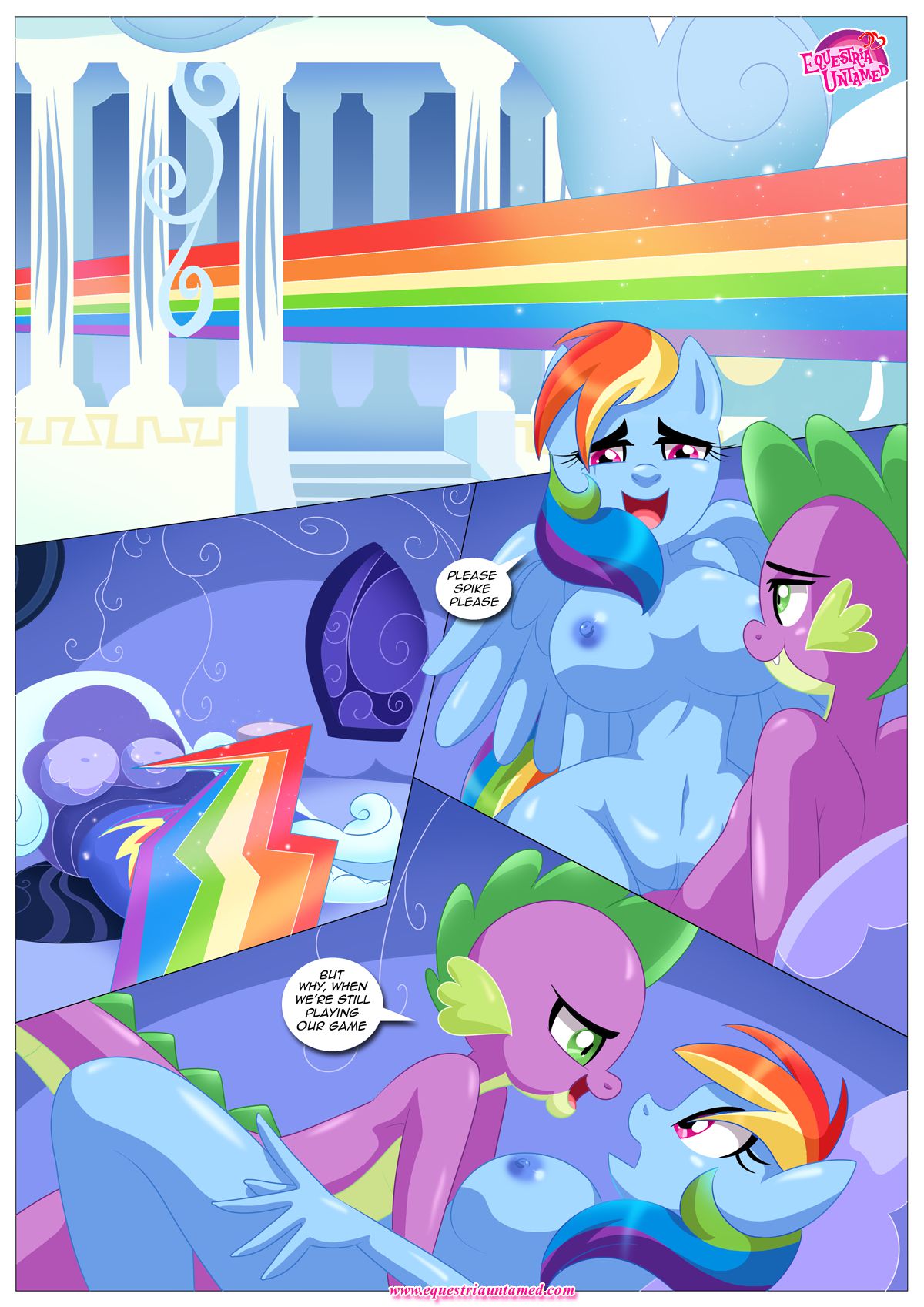 Spike’s Harem (My Little Pony – Friendship Is Magic) [PalComix] 4 . Rainbow Dash's Game Of Extreme PDA - Chapter 4 (My Little Pony - Friendship Is Magic) [PalComix] – page 33
