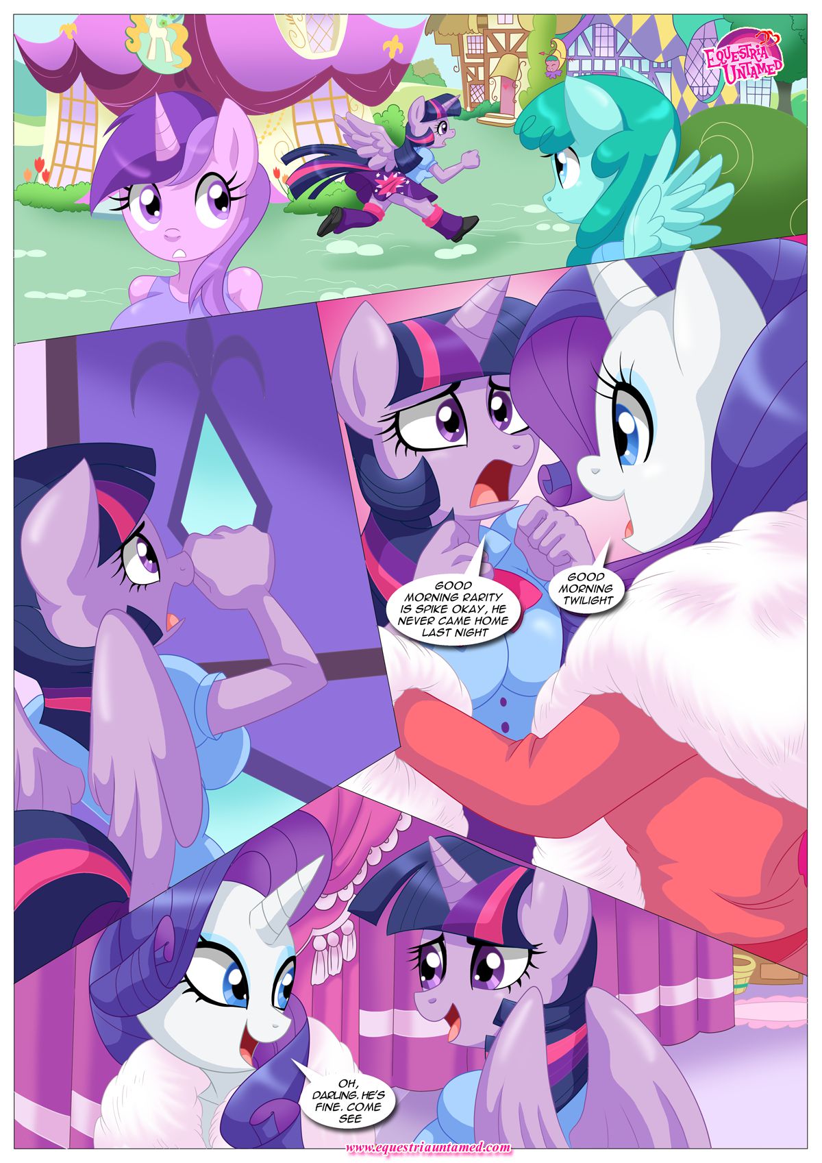 Spike’s Harem (My Little Pony – Friendship Is Magic) [PalComix] 4 . Rainbow Dash's Game Of Extreme PDA - Chapter 4 (My Little Pony - Friendship Is Magic) [PalComix] – page 6