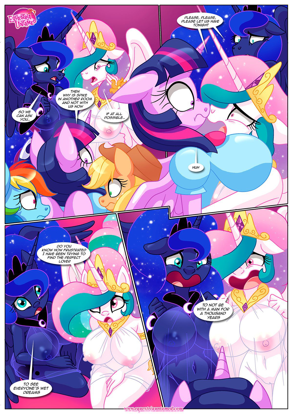 Spike’s Harem (My Little Pony – Friendship Is Magic) [PalComix] 8 . The Night The Sun and Moon Cum Together - Chapter 8 (My Little Pony - Friendship Is Magic) [PalComix] – page 13