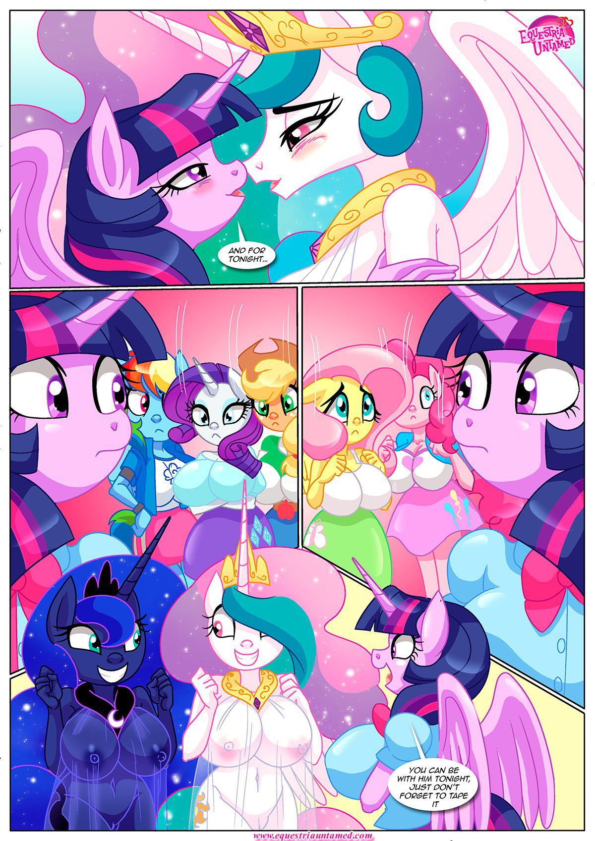 Spike’s Harem (My Little Pony – Friendship Is Magic) [PalComix] 8 . The Night The Sun and Moon Cum Together - Chapter 8 (My Little Pony - Friendship Is Magic) [PalComix] – page 17