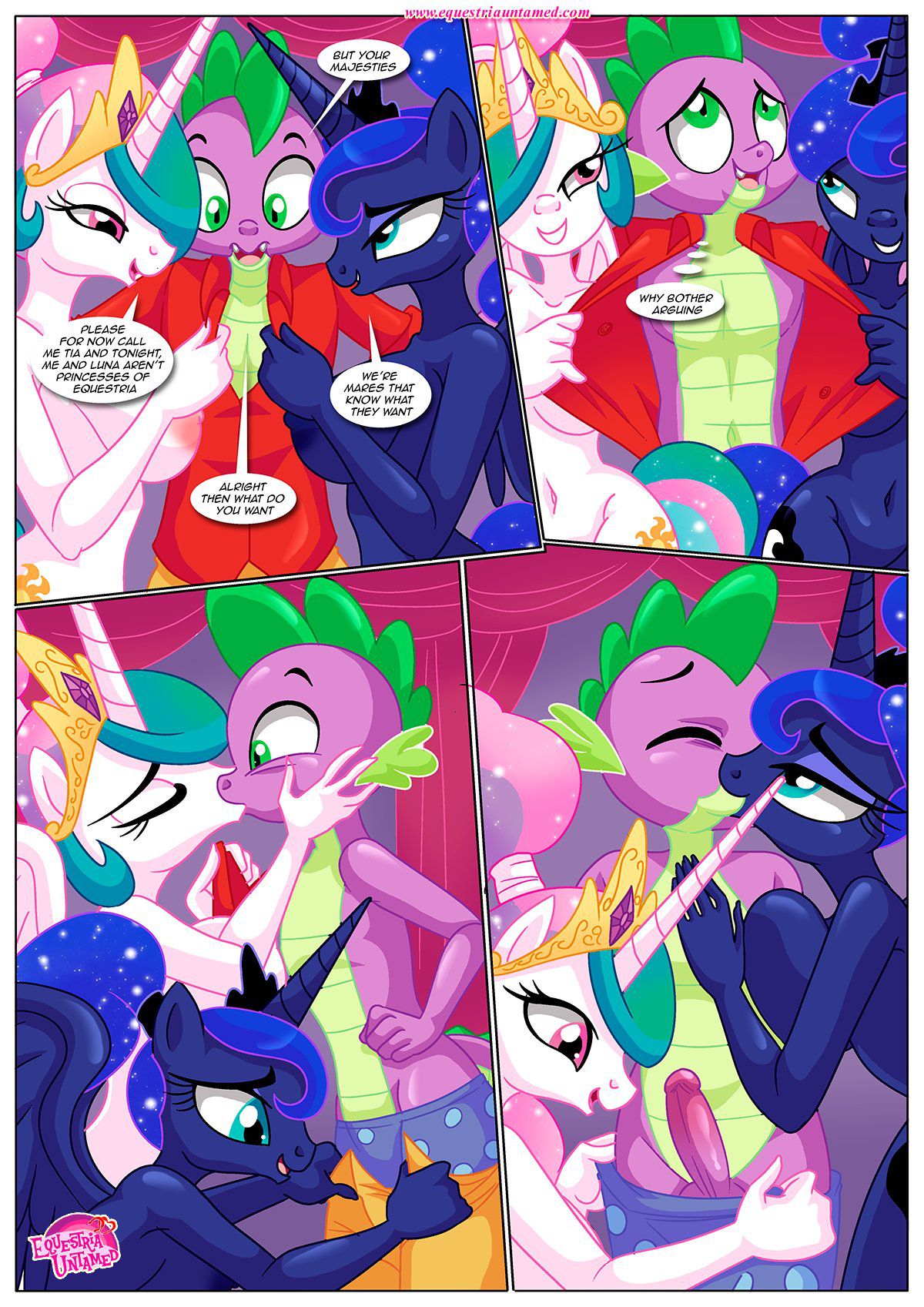 Spike’s Harem (My Little Pony – Friendship Is Magic) [PalComix] 8 . The Night The Sun and Moon Cum Together - Chapter 8 (My Little Pony - Friendship Is Magic) [PalComix] – page 30
