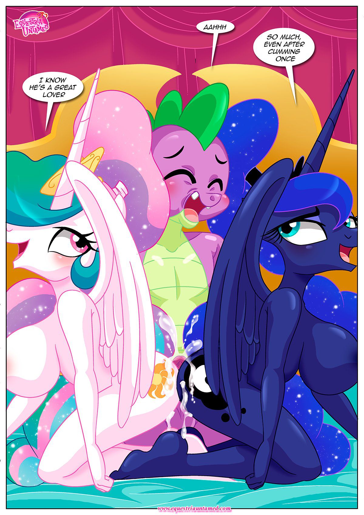 Spike’s Harem (My Little Pony – Friendship Is Magic) [PalComix] 8 . The Night The Sun and Moon Cum Together - Chapter 8 (My Little Pony - Friendship Is Magic) [PalComix] – page 37