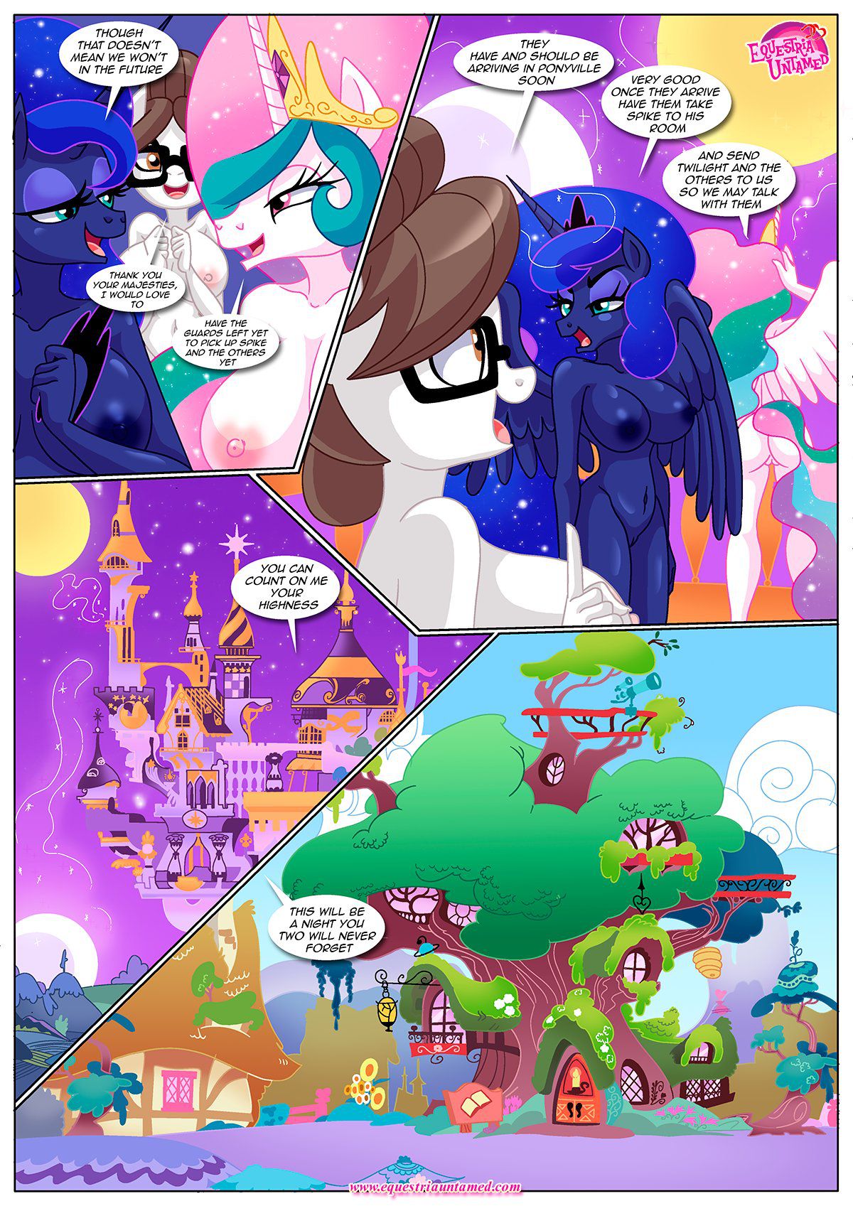 Spike’s Harem (My Little Pony – Friendship Is Magic) [PalComix] 8 . The Night The Sun and Moon Cum Together - Chapter 8 (My Little Pony - Friendship Is Magic) [PalComix] – page 4