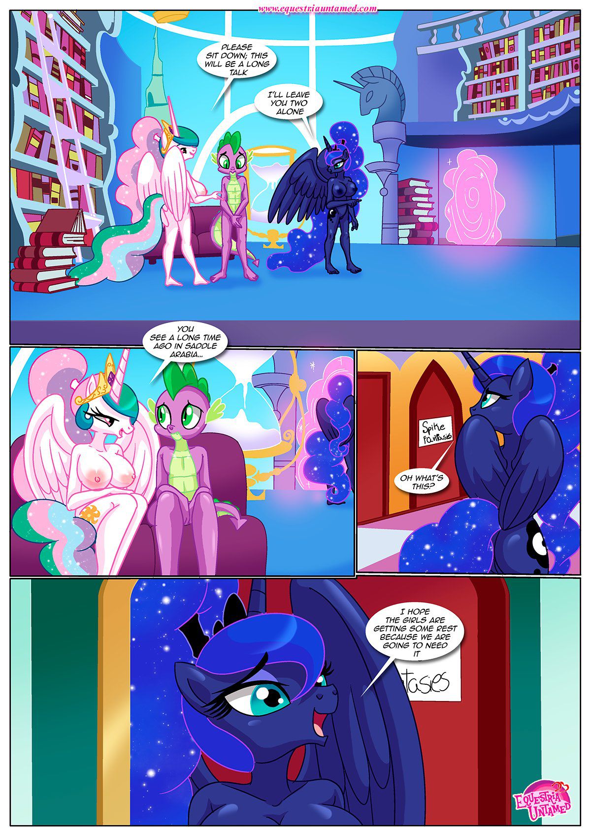 Spike’s Harem (My Little Pony – Friendship Is Magic) [PalComix] 8 . The Night The Sun and Moon Cum Together - Chapter 8 (My Little Pony - Friendship Is Magic) [PalComix] – page 51