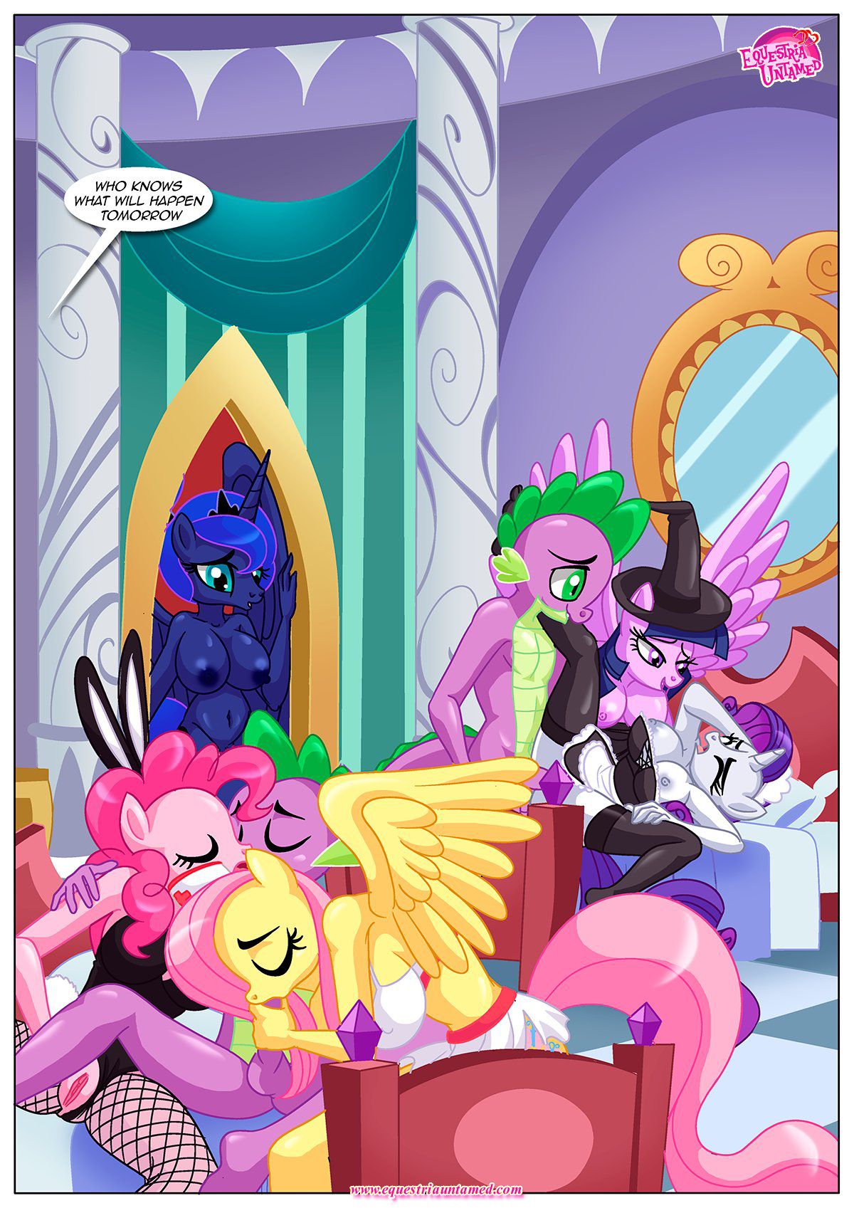 Spike’s Harem (My Little Pony – Friendship Is Magic) [PalComix] 8 . The Night The Sun and Moon Cum Together - Chapter 8 (My Little Pony - Friendship Is Magic) [PalComix] – page 55