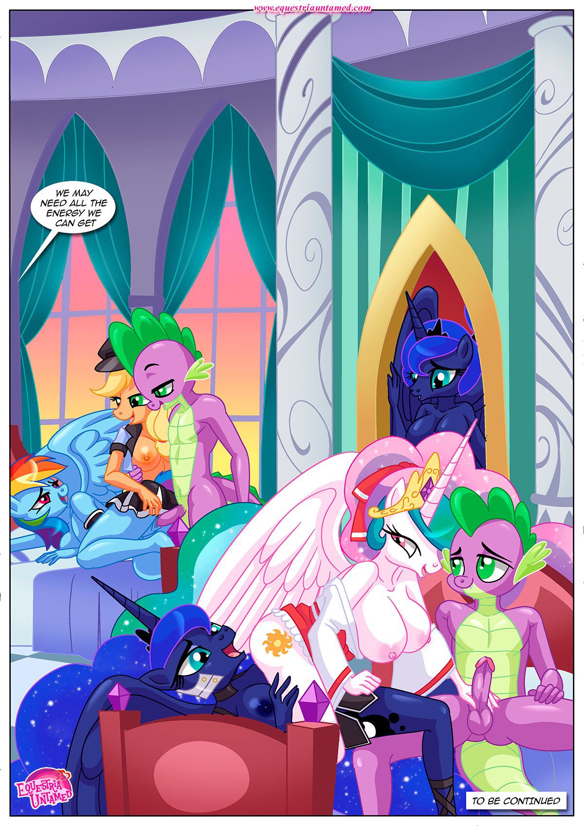Spike’s Harem (My Little Pony – Friendship Is Magic) [PalComix] 8 . The Night The Sun and Moon Cum Together - Chapter 8 (My Little Pony - Friendship Is Magic) [PalComix] – page 56