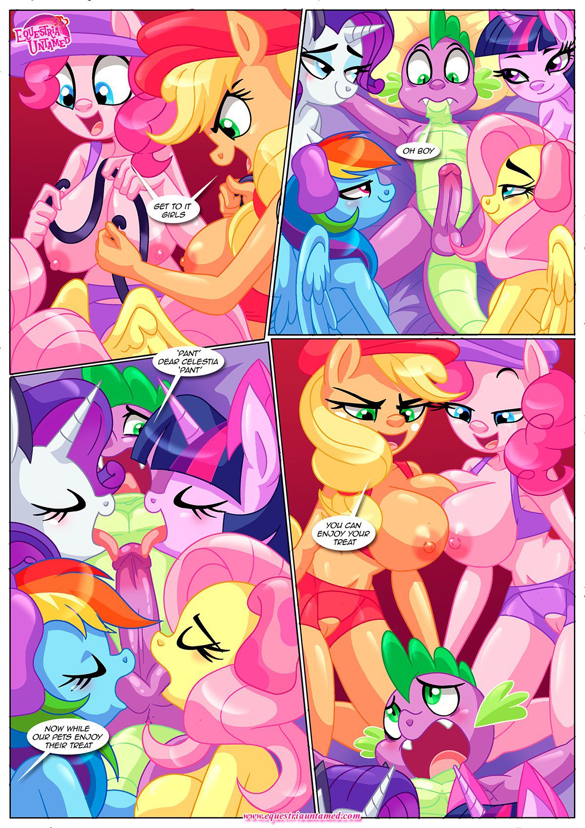 Spike’s Harem (My Little Pony – Friendship Is Magic) [PalComix] 8 . The Night The Sun and Moon Cum Together - Chapter 8 (My Little Pony - Friendship Is Magic) [PalComix] – page 7