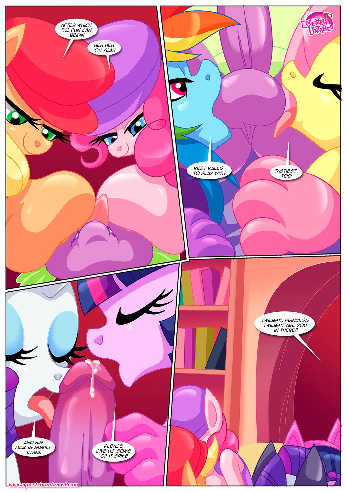 Spike’s Harem (My Little Pony – Friendship Is Magic) [PalComix] 8 . The Night The Sun and Moon Cum Together - Chapter 8 (My Little Pony - Friendship Is Magic) [PalComix] – page 8