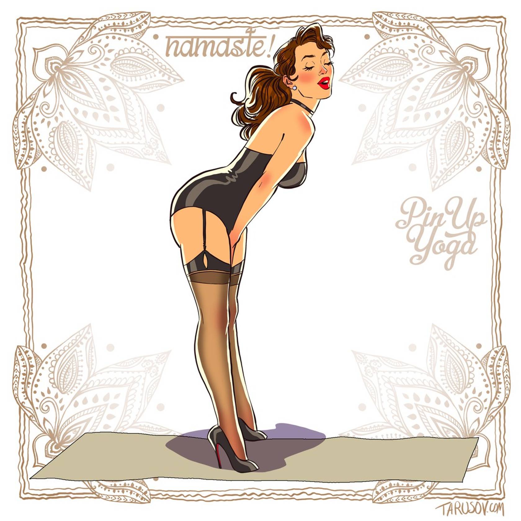 Artworks, Pinups And More [Andrew Tarusov] Pin-up Yoga - [Andrew Tarusov] – page 1
