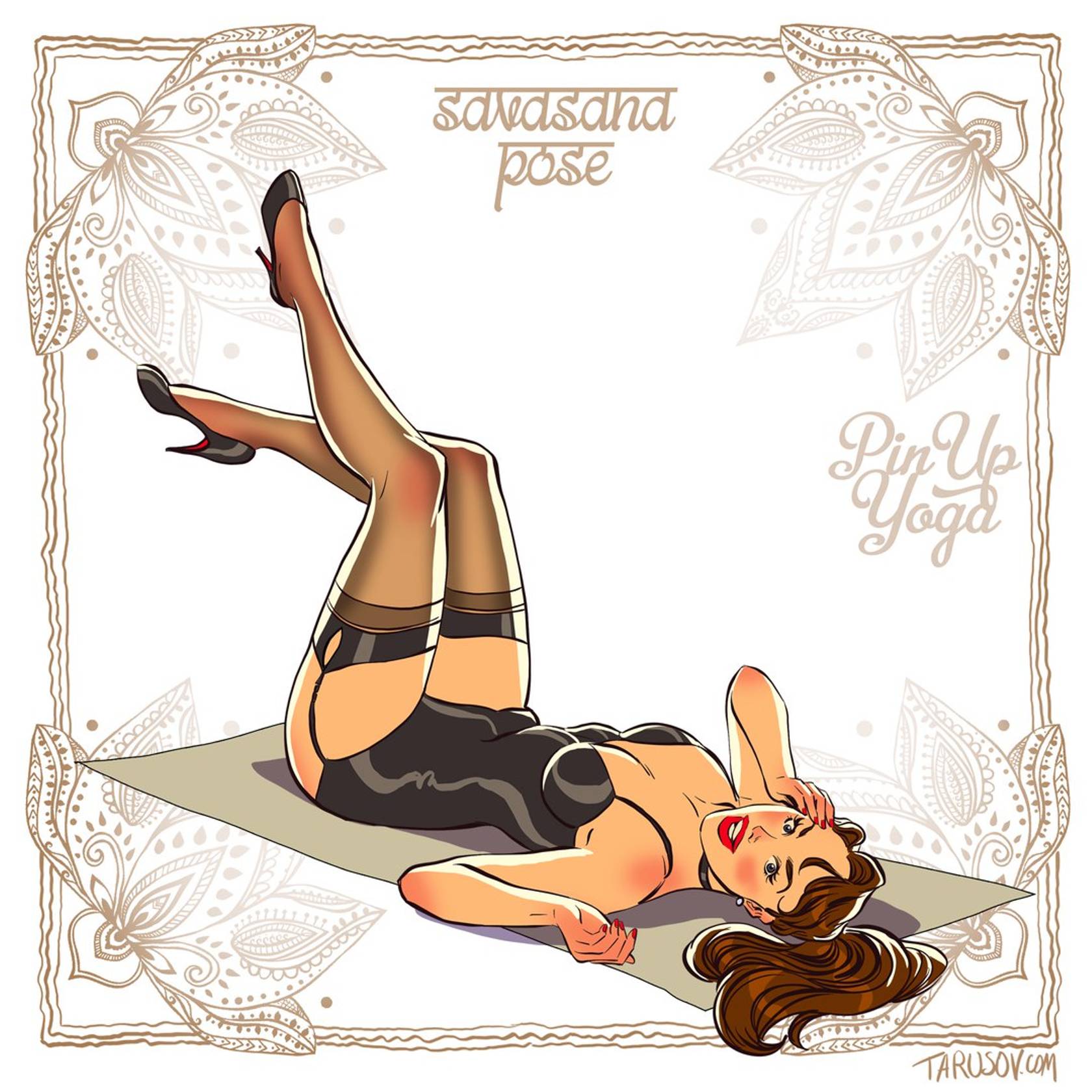 Artworks, Pinups And More [Andrew Tarusov] Pin-up Yoga - [Andrew Tarusov] – page 6